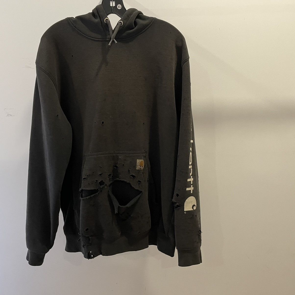 Carhartt × Unsound Rags × Vintage vintage carhartt hoodie thrashed distressed Size US L / EU 52-54 / 3 - 1 Thumbnail