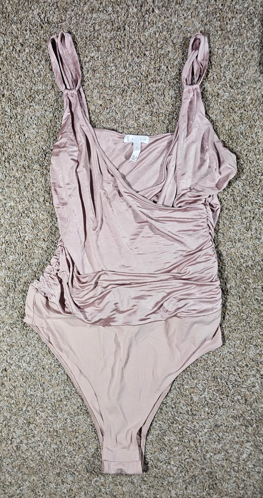 Leather Leith Leotard Lingerie Large Size ONE SIZE - 1 Thumbnail