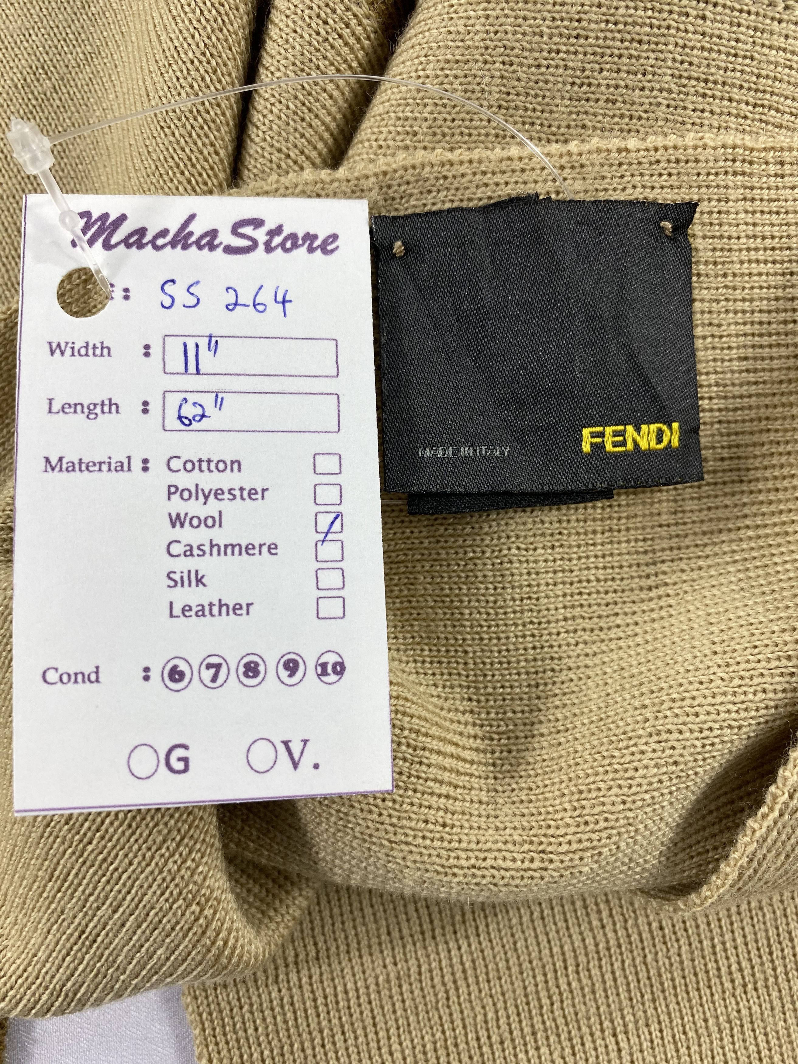 Fendi Fendi Scarf / Muffler / Neckwear Size ONE SIZE - 3 Thumbnail
