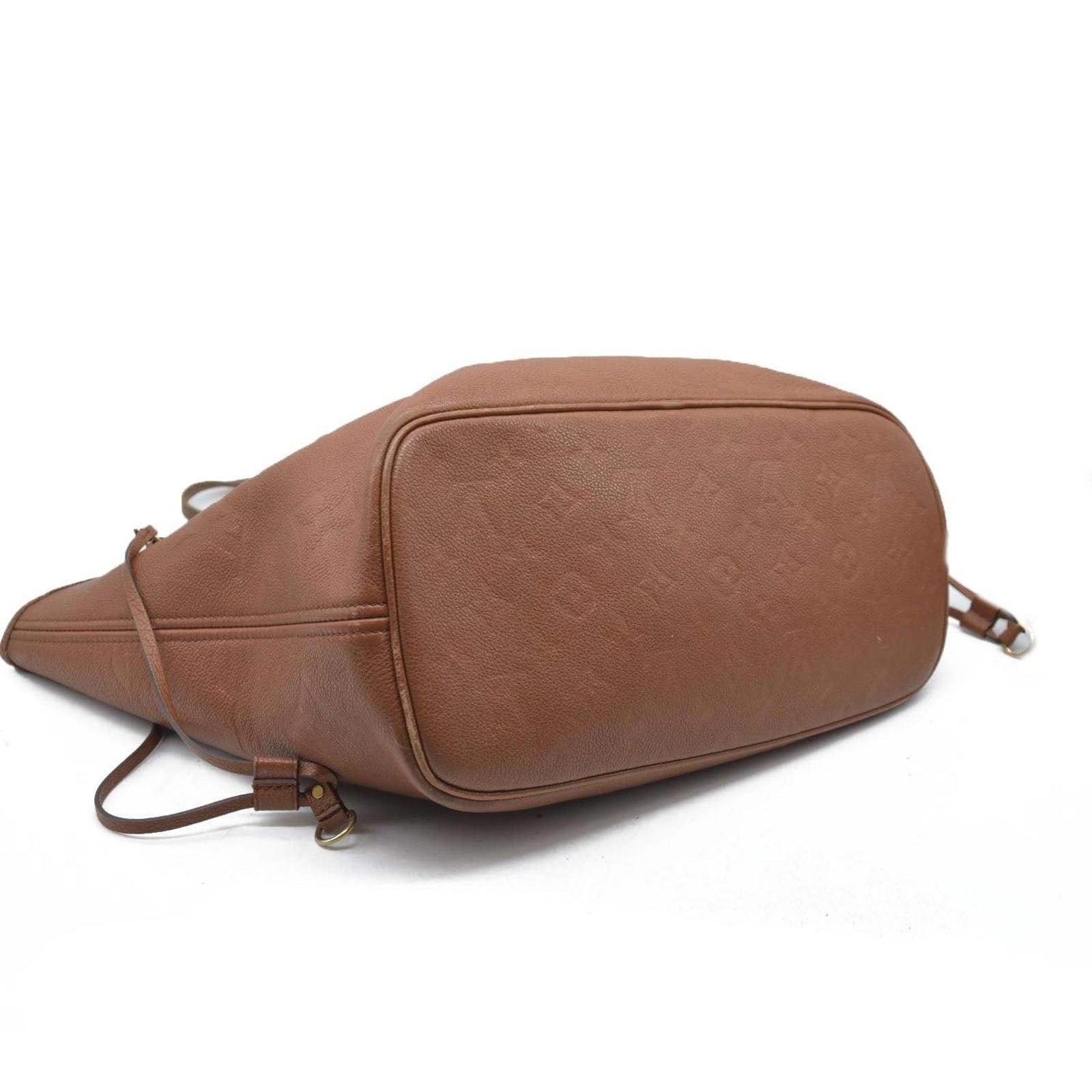 Louis Vuitton Louis Vuitton Empreinte Monogram Giant Neverfull MM Cognac Size ONE SIZE - 5 Thumbnail