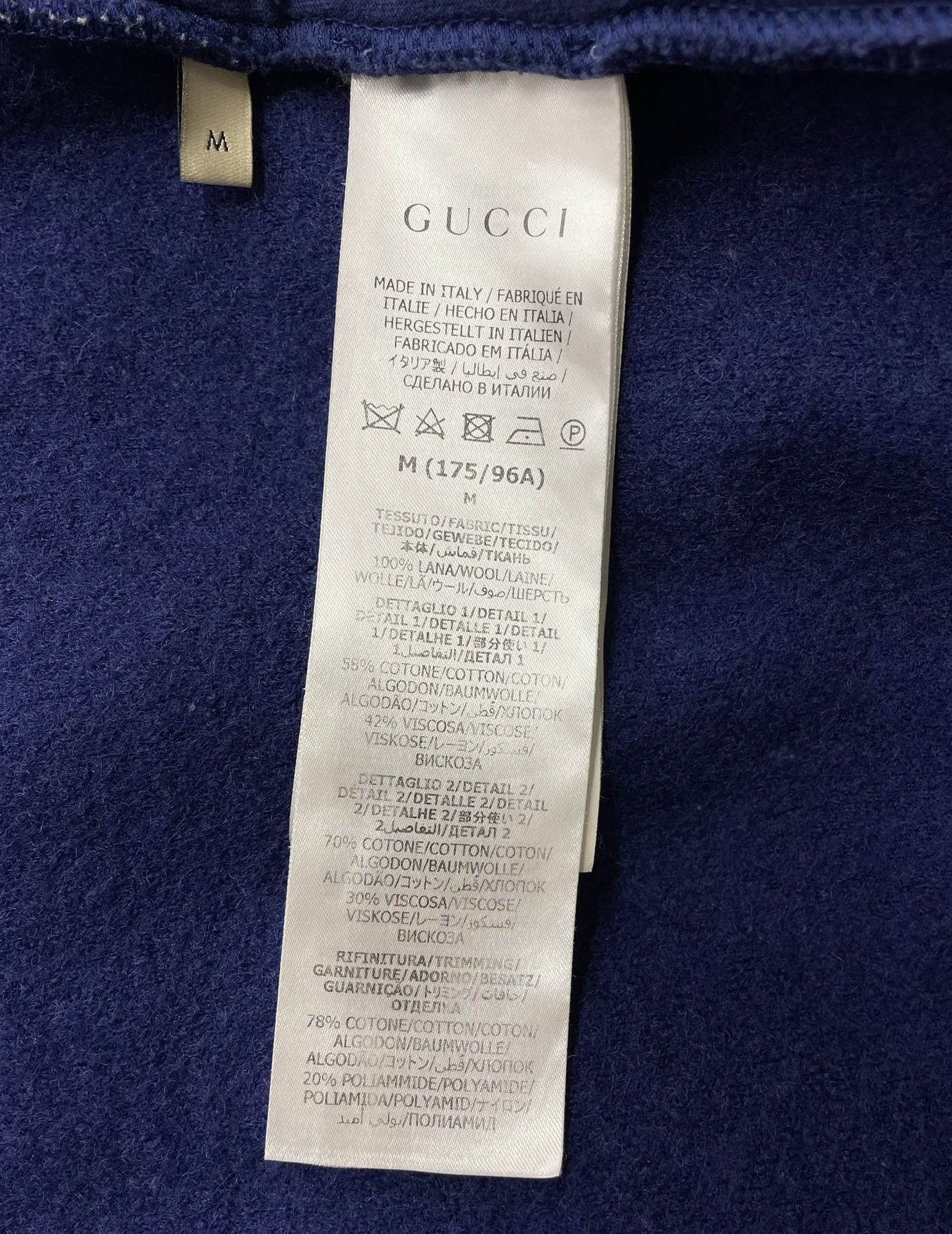 Gucci Gucci Blue stitching jacket 2501-Nextarrow Size US M / EU 48-50 / 2 - 6 Thumbnail