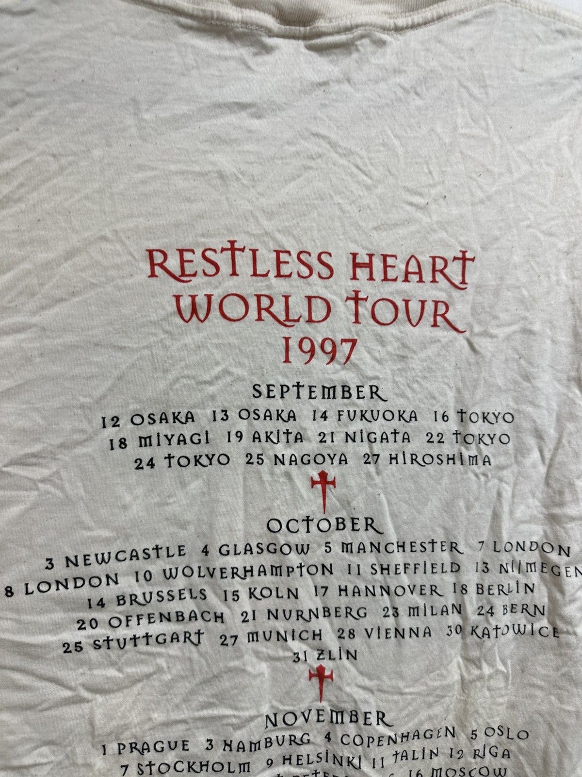 Vintage Vintage 90s David Coverdale “ Whitesnakes Tour 1997 Size US XL / EU 56 / 4 - 6 Thumbnail