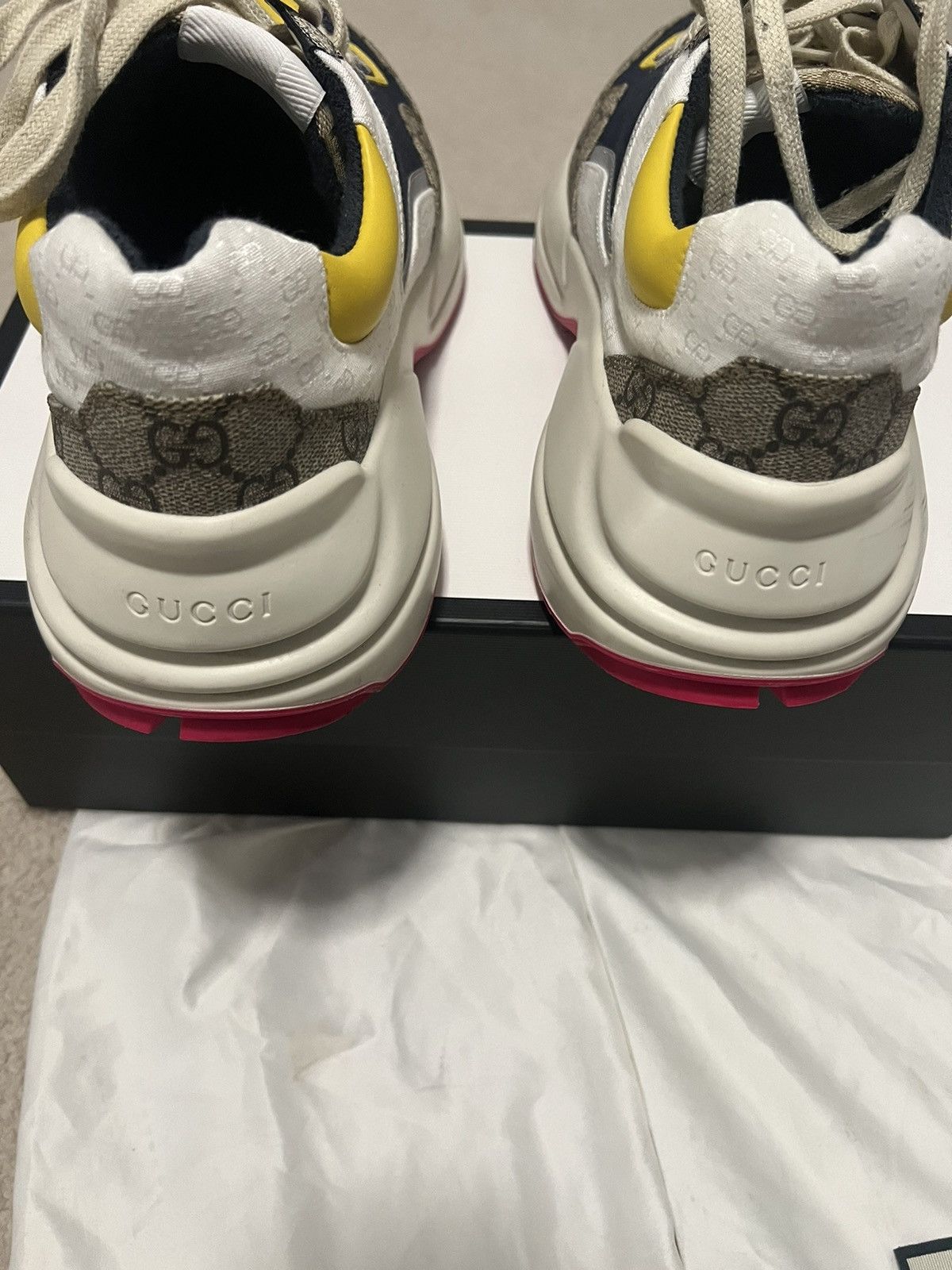 Gucci Gucci Rhyton GG Supreme Sneakers Size US 9 / EU 42 - 4 Thumbnail