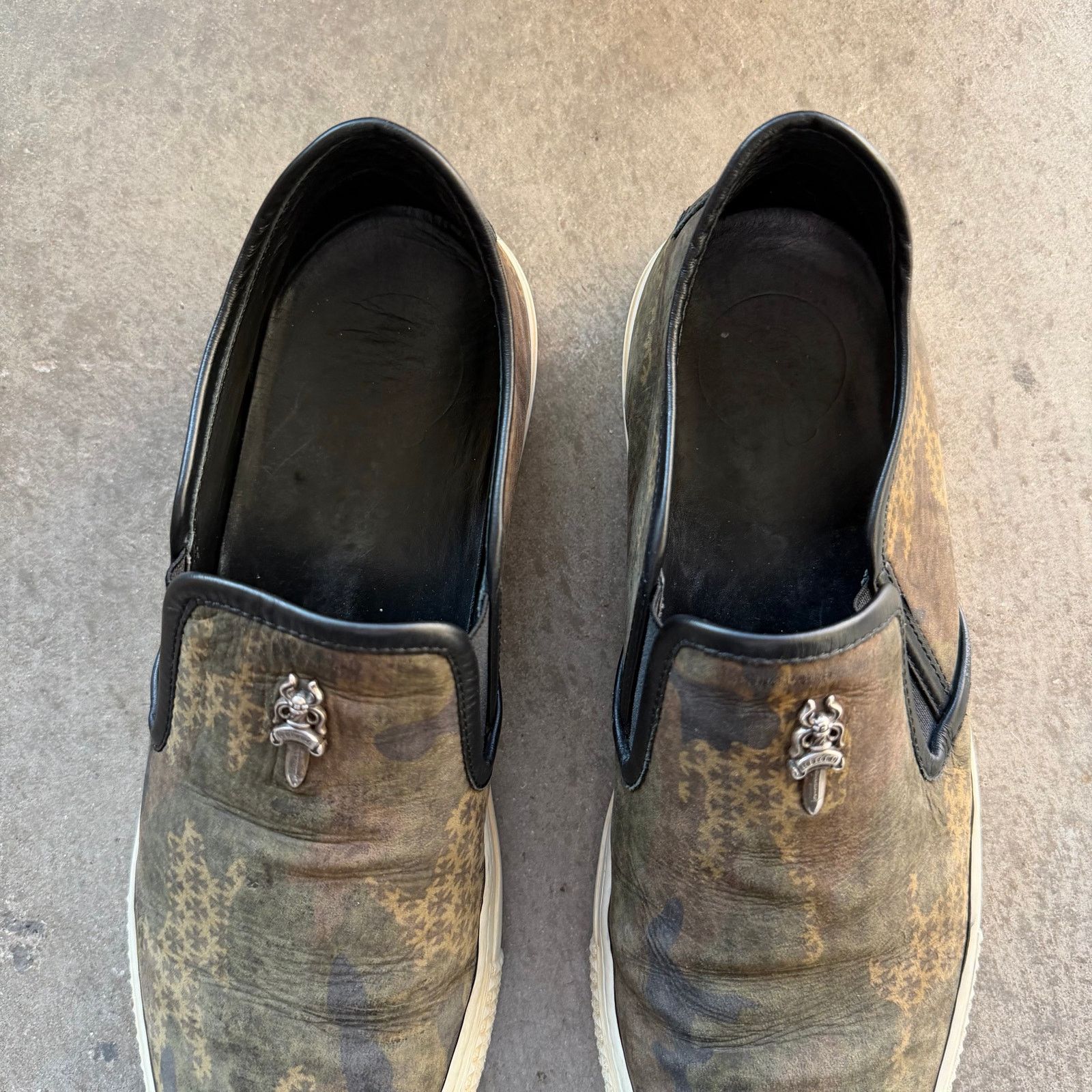 Chrome Hearts 41EU Chrome Hearts Dagger Camo Slip Ons Size US 8 / EU 41 - 5 Thumbnail