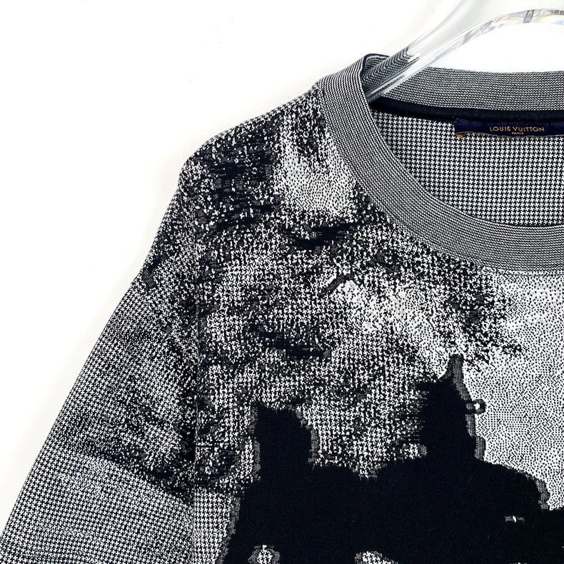 Louis Vuitton Louis Vuitton Dark grey character image intarsia cotton cr Size US S / EU 44-46 / 1 - 3 Thumbnail