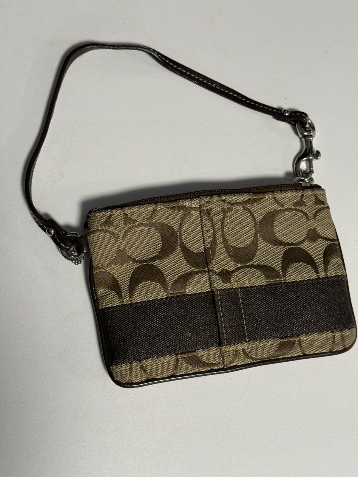 Coach Coach Signature Coin Wallet Wristlet Size ONE SIZE - 3 Thumbnail