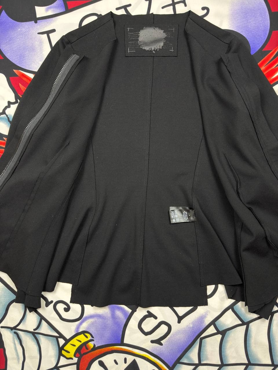Rundholz Rundholz Black Lable Asymmetrical Full Zip Black Jacket Size L / US 10 / IT 46 - 5 Thumbnail