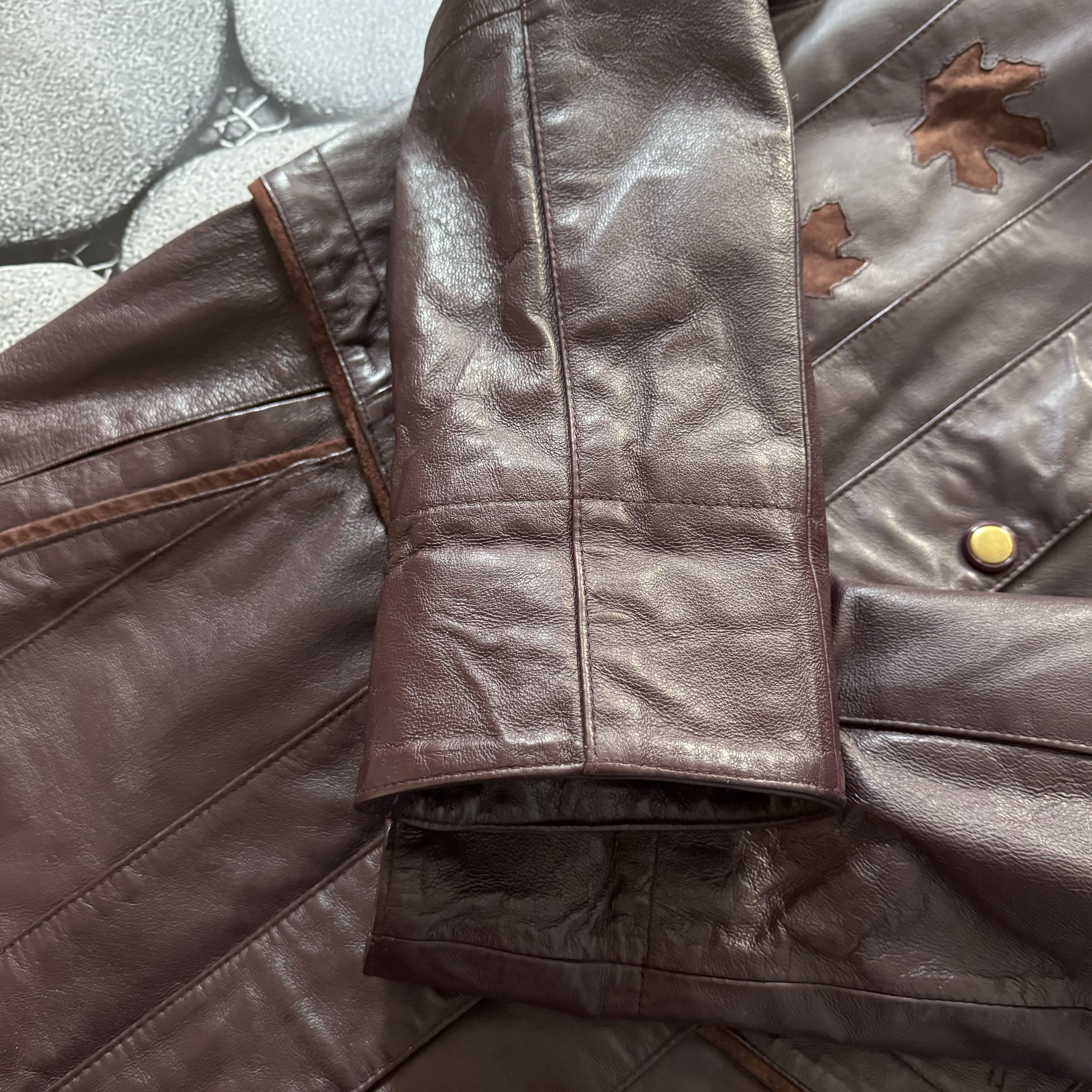 Vera Pelle × Vintage VINTAGE LEATHER VERA PELLE ZIP JACKET RETRO COAT FUR Size US L / EU 52-54 / 3 - 6 Thumbnail