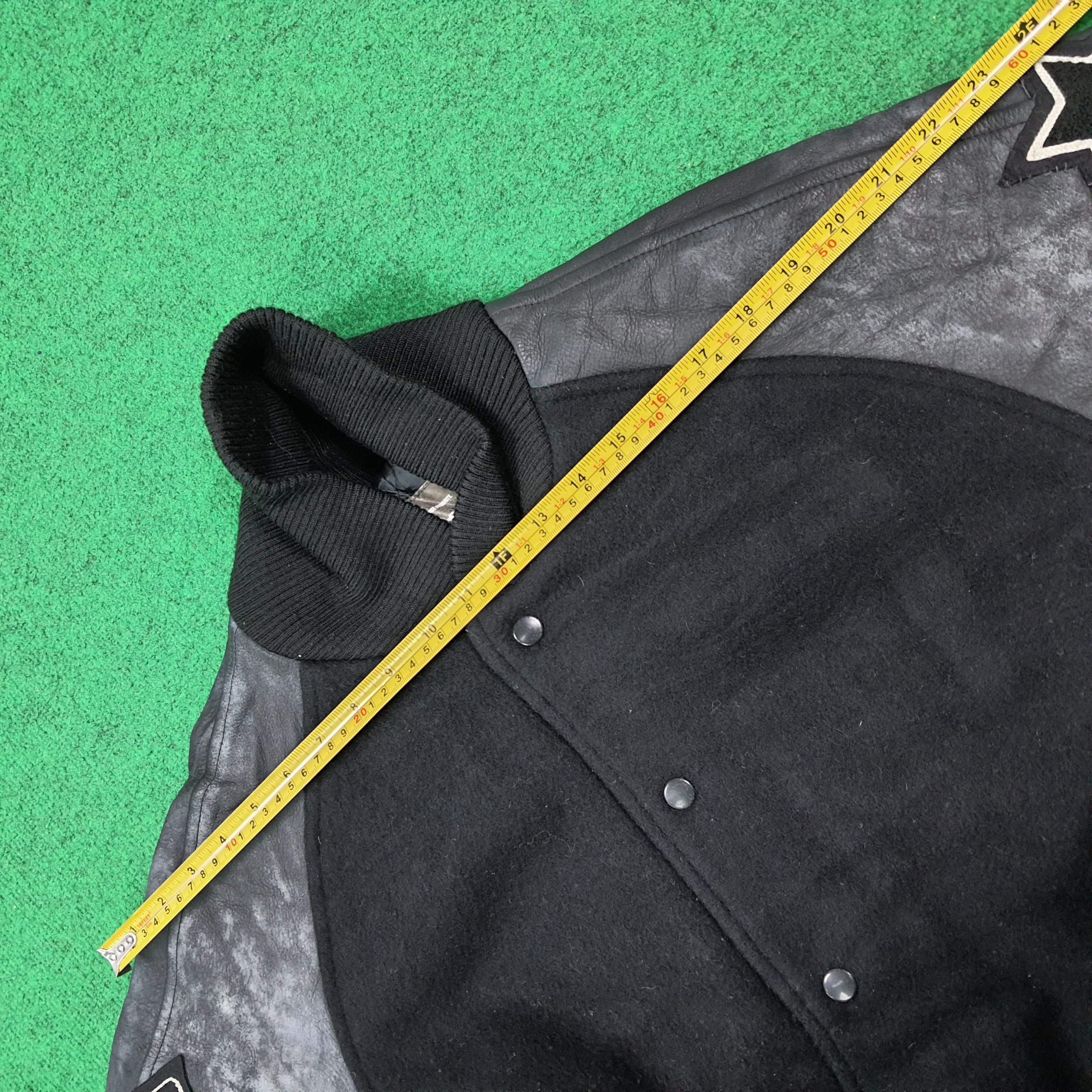 Japanese Brand Vintage Ambivalent Japan Varsity Leather Woll Jacket C278N12 Size US L / EU 52-54 / 3 - 12 Thumbnail