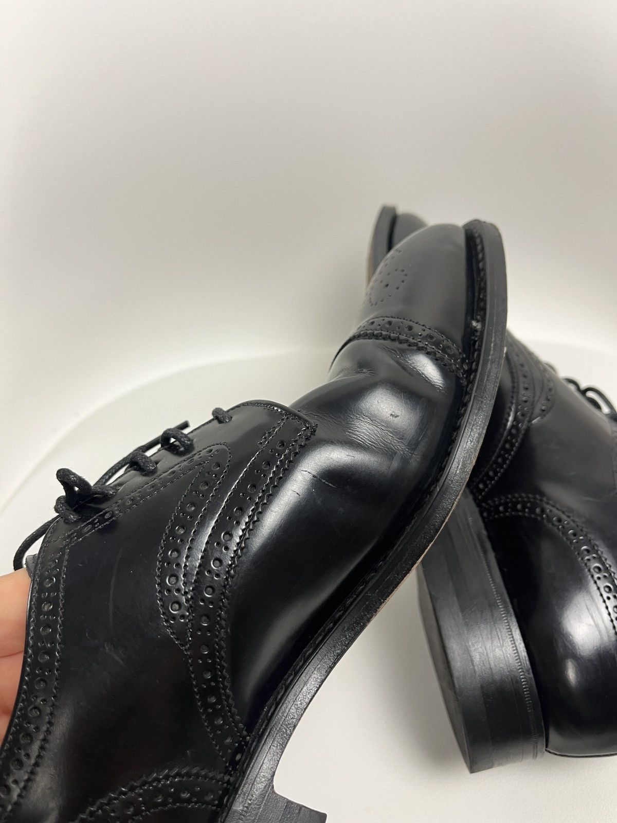 Cheaney Vintage Joseph Cheaney Oxford Brogue Shoes Calf Leather UK 9 Size US 9 / EU 42 - 13 Thumbnail