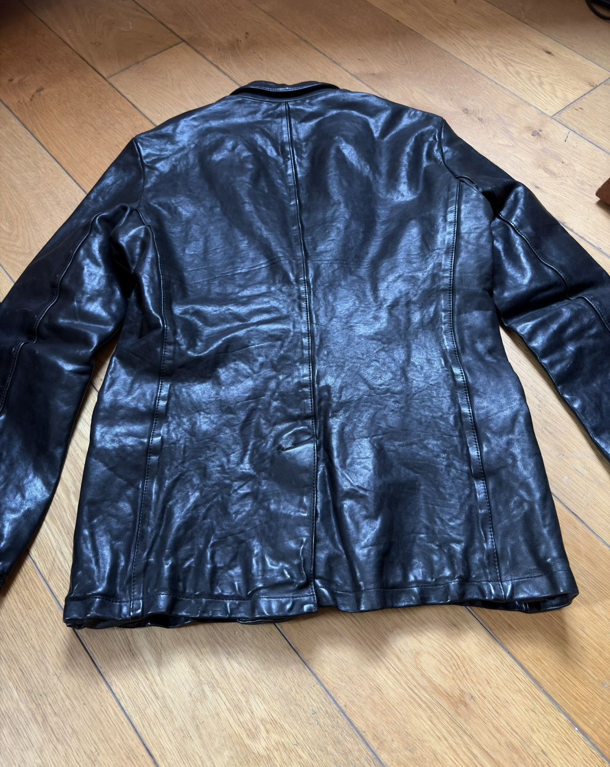 Isamu Katayama Backlash JP XL Italian Double Shoulder Garment Dyed Blazer Size US XL / EU 56 / 4 - 11 Thumbnail