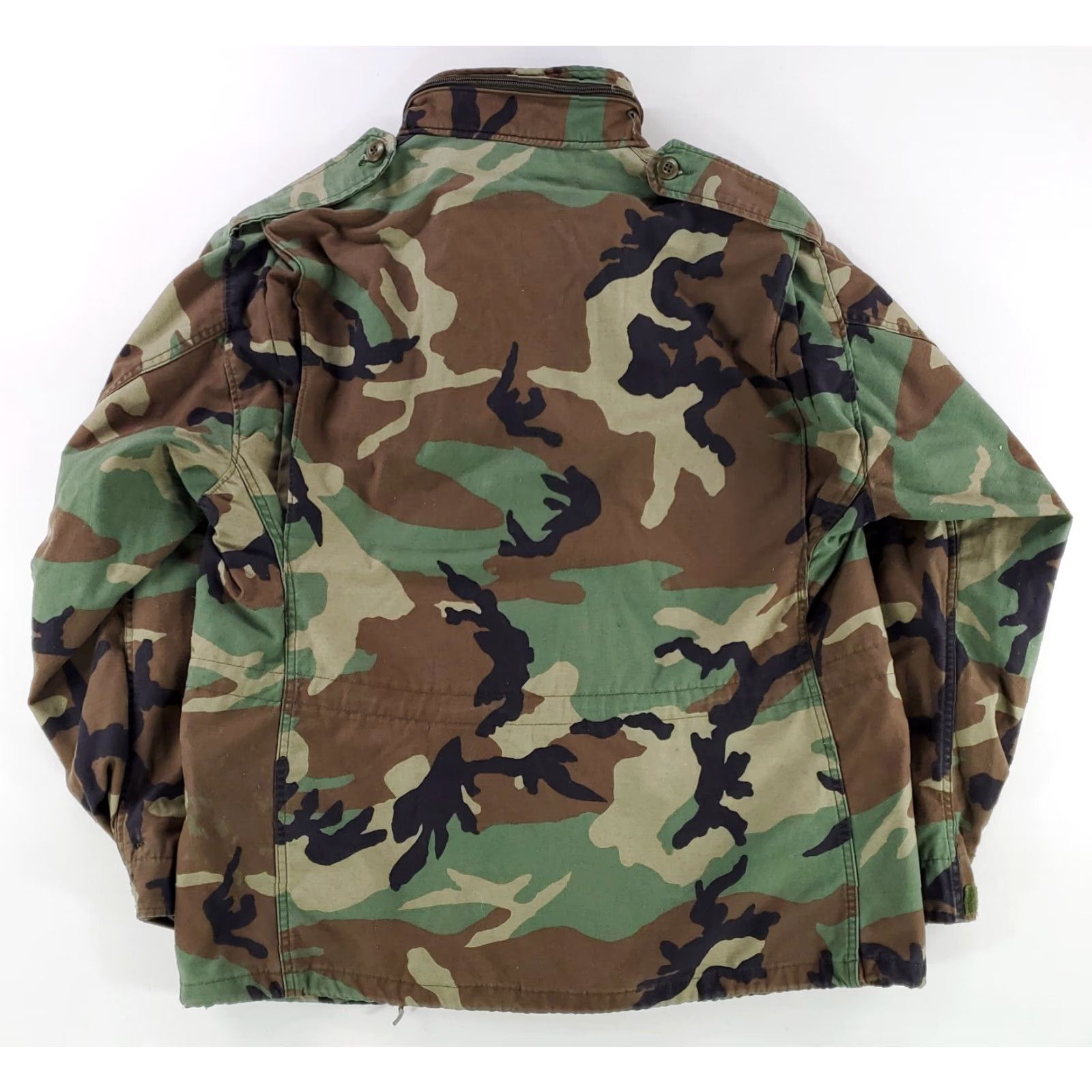 Vintage **M65 Woodland Camo Cold Weather Men's Jacket L** User: M65 Woodland Camo Cold Weather Men's Jacket L Size US L / EU 52-54 / 3 - 4 Thumbnail