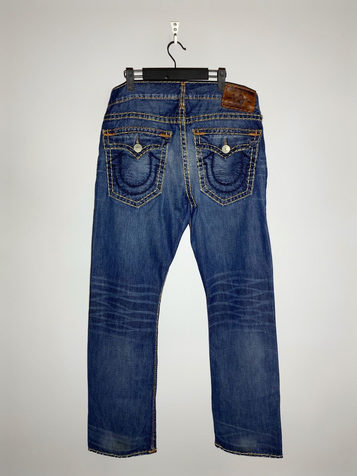 True Religion True Religion Ricky Jeans Made In USA Straight Stitched Y2K Size US 34 / EU 50 - 1 Thumbnail