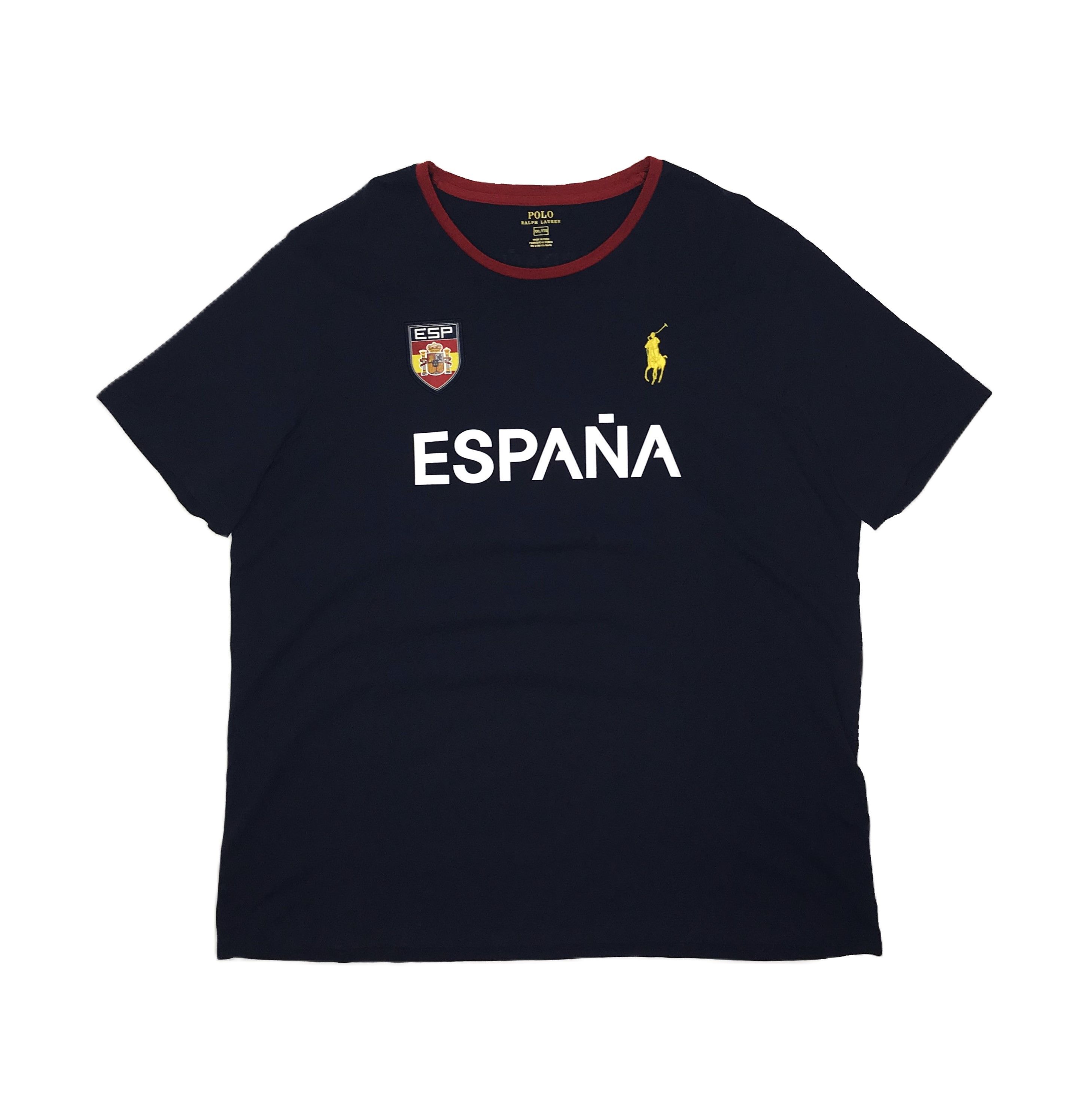 Polo Ralph Lauren Polo Ralph Lauren Espana Spain Big Pony T-Shirt Mens XXL Size US XXL / EU 58 / 5 - 1 Thumbnail