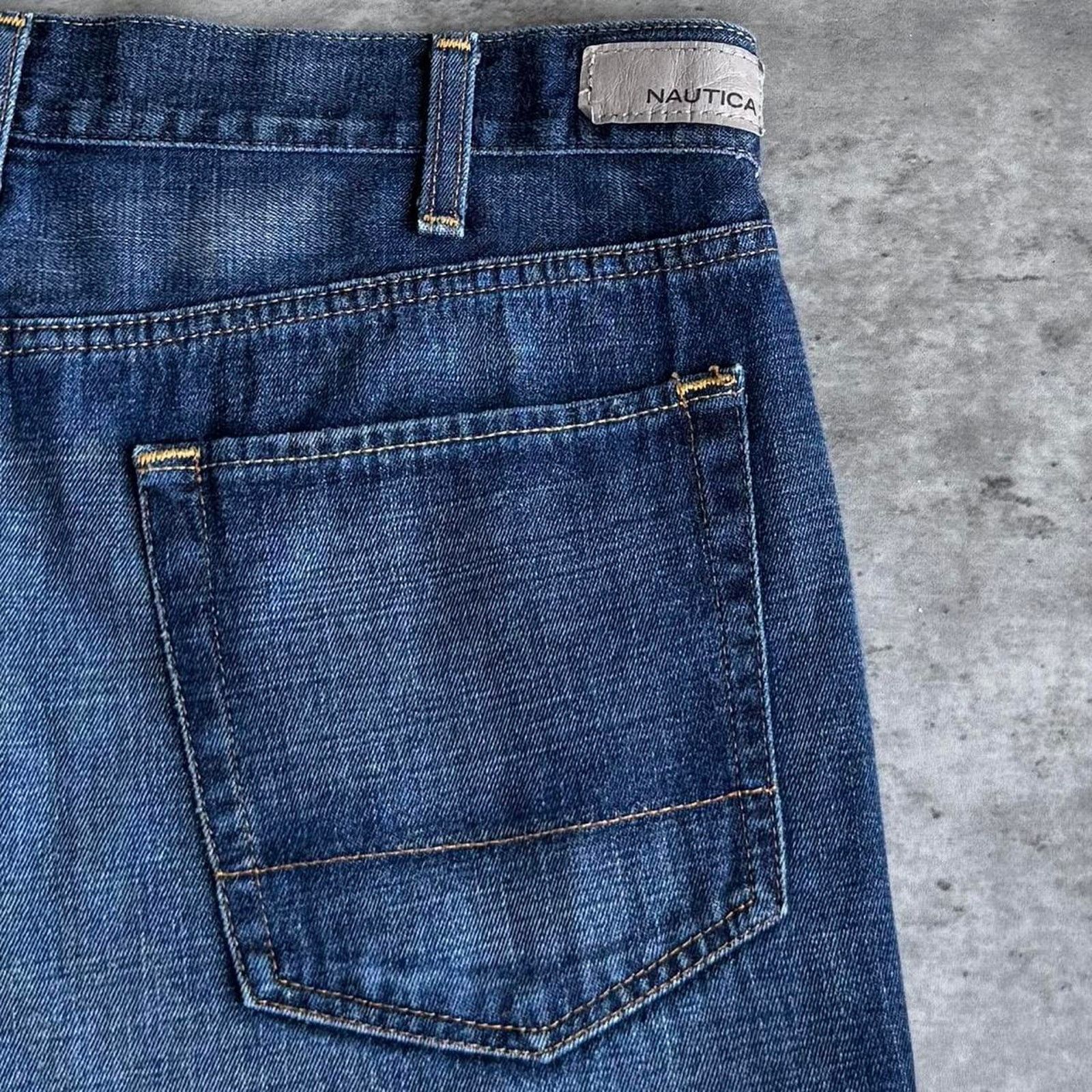 Japanese Brand × Nautica Vintage Y2K Nautica Embroidered Grunge Opium Denim Jeans Size US 36 / EU 52 - 3 Thumbnail