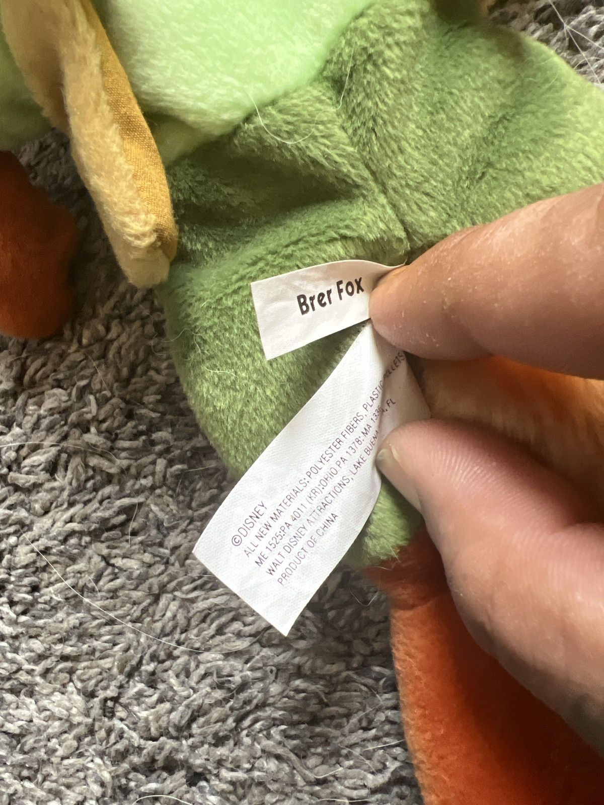 Disney Walt Disney World Song Of The South Brer Fox Beanie Size ONE SIZE - 4 Thumbnail