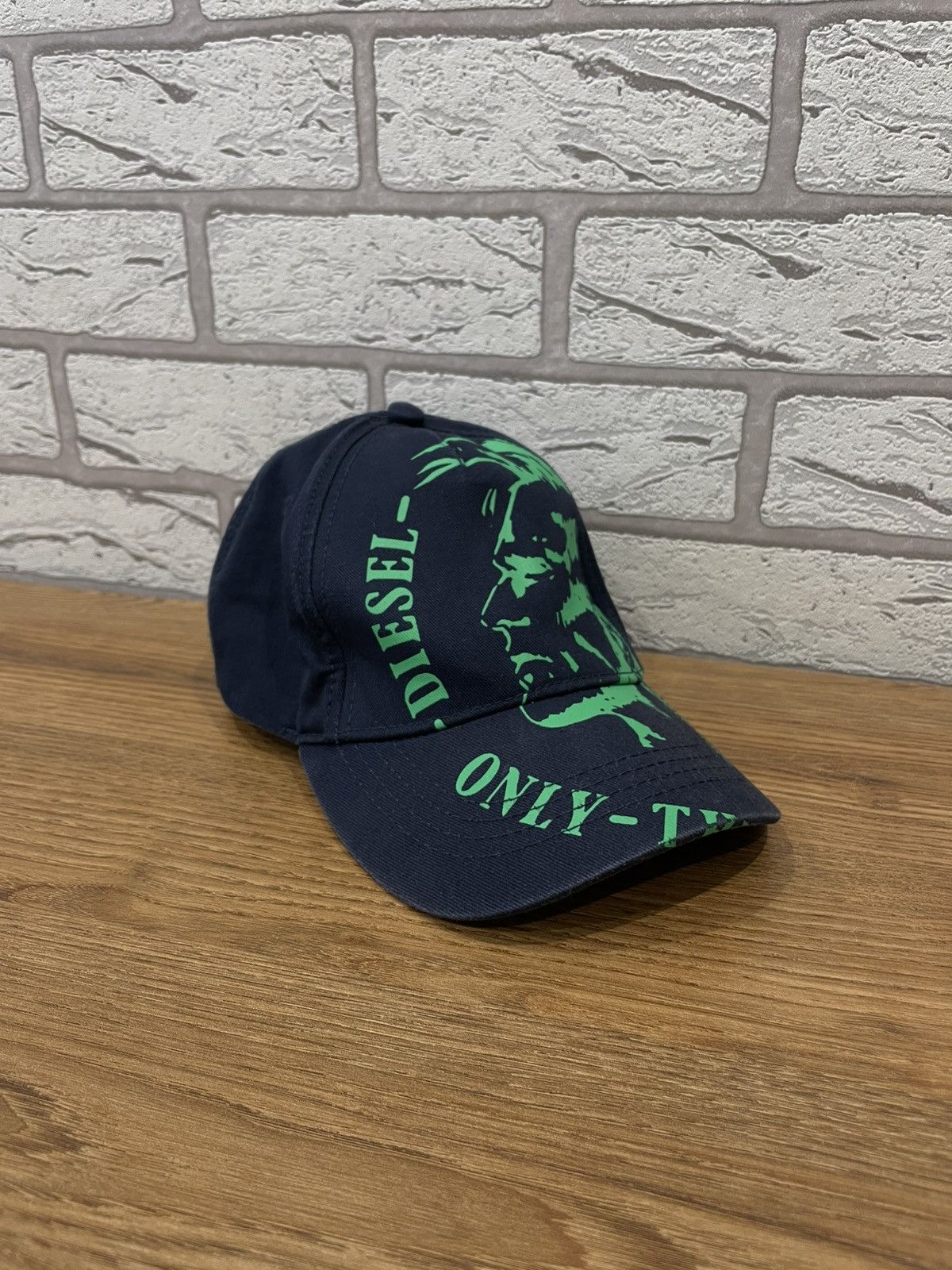 Diesel Diesel Only The Brave Navy Blue kids Teenage Hat Cap Size ONE SIZE - 1 Thumbnail