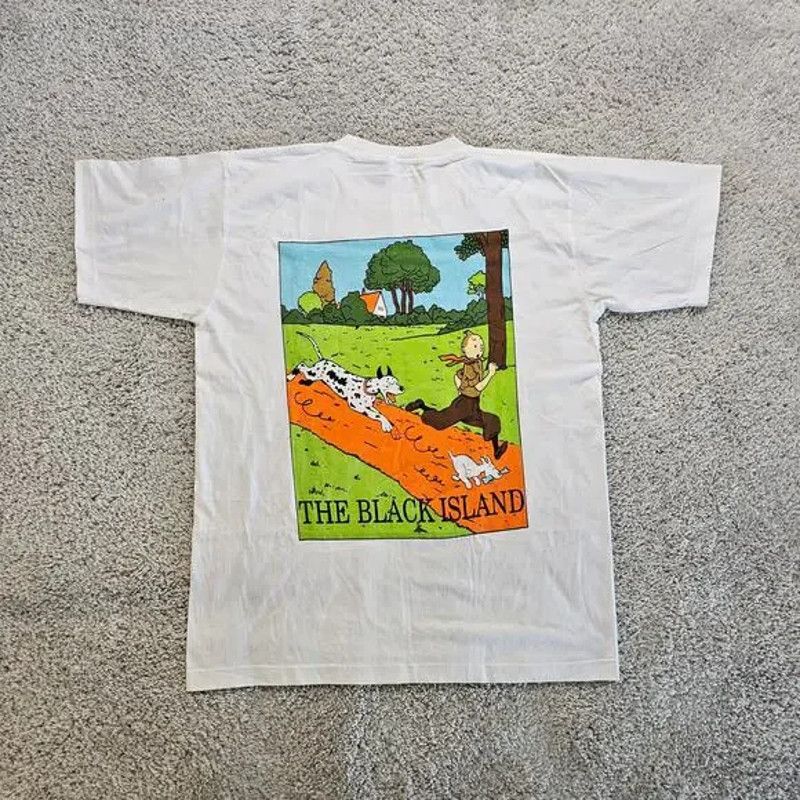 Other The Adventures of TinTin The Vintage VTG Boxy T XL Size US XL / EU 56 / 4 - 2 Thumbnail