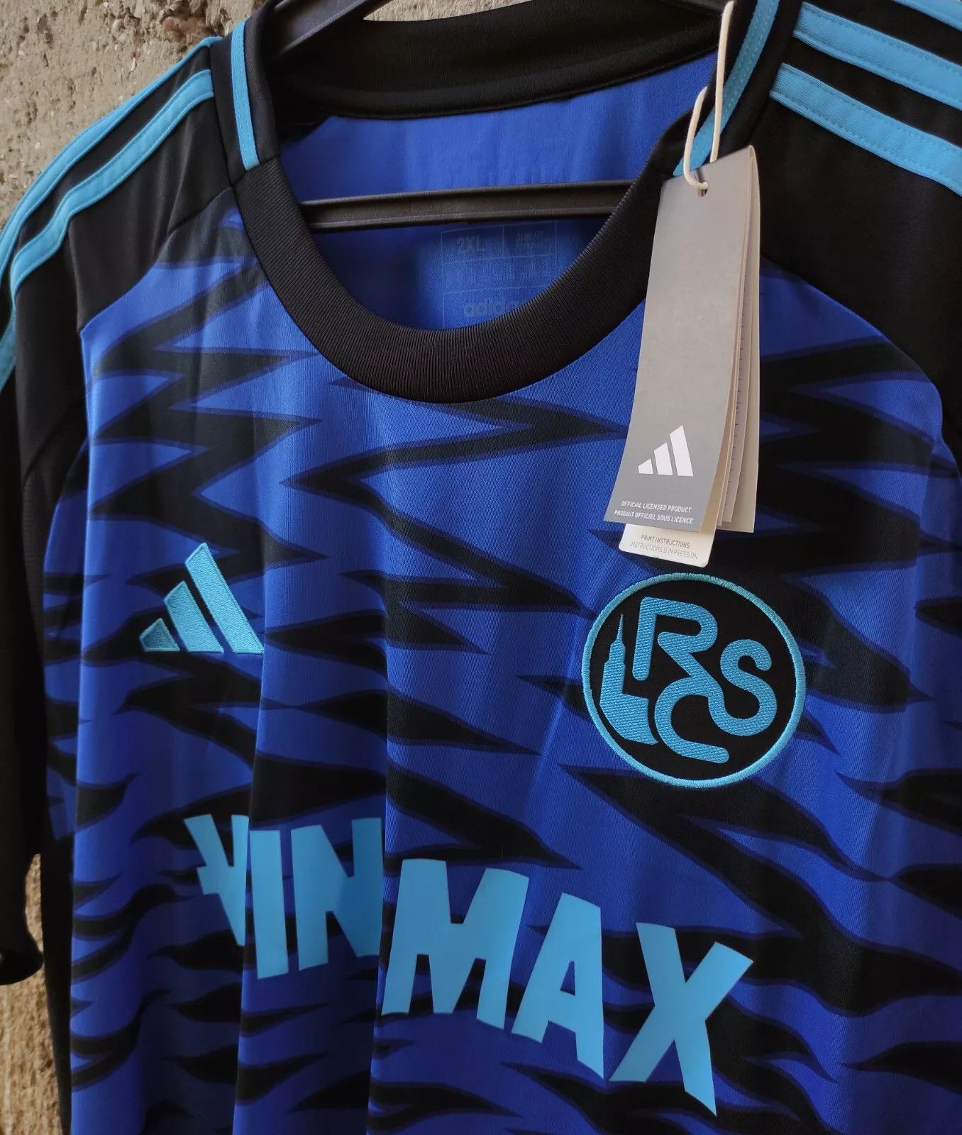 Adidas RC Strasbourg 3rd 2024-2025 FOOTBALL SHIRT JERSEY IP3266 Size US XXL / EU 58 / 5 - 4 Thumbnail