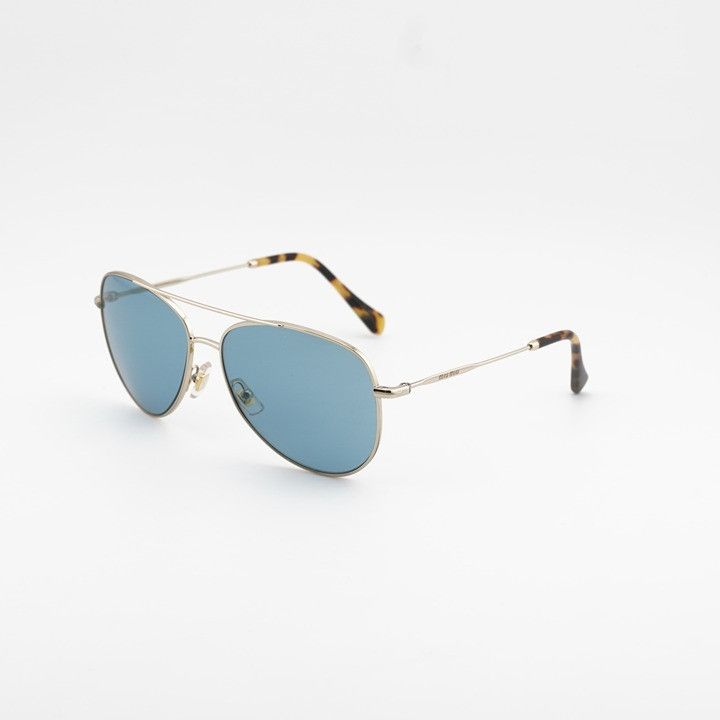 Miu Miu MIU MIU Glasses MU11ZS 14L08N Havana Honey Blue  display picture 2