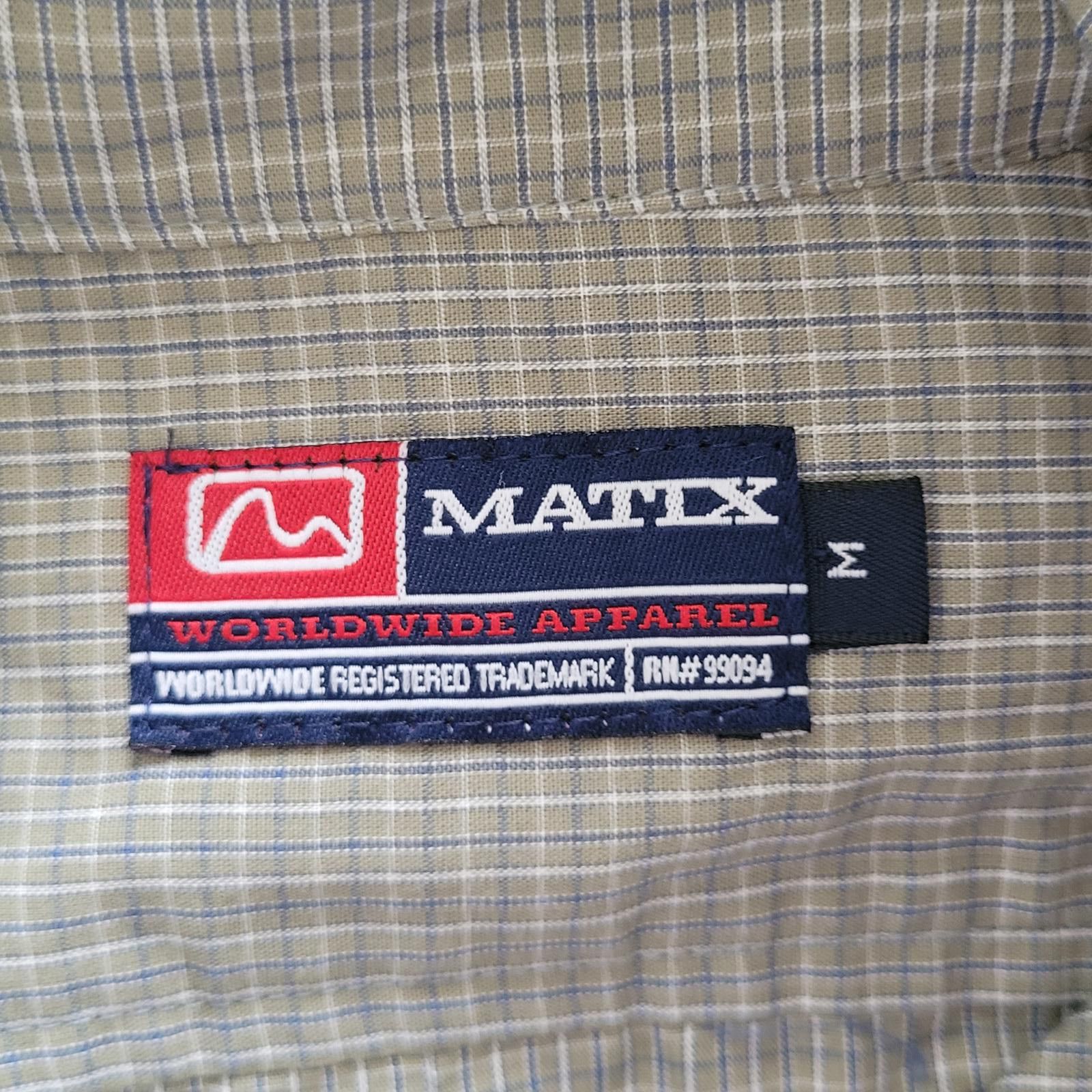 Other Matix Worldwide Apparel Men’s M Gray Plaid Button Shirt Size US M / EU 48-50 / 2 - 3 Thumbnail