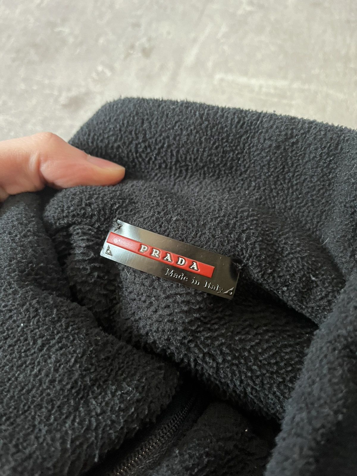 Prada Prada fleece set black vintage 00s red tab Size US M / EU 48-50 / 2 - 14 Thumbnail