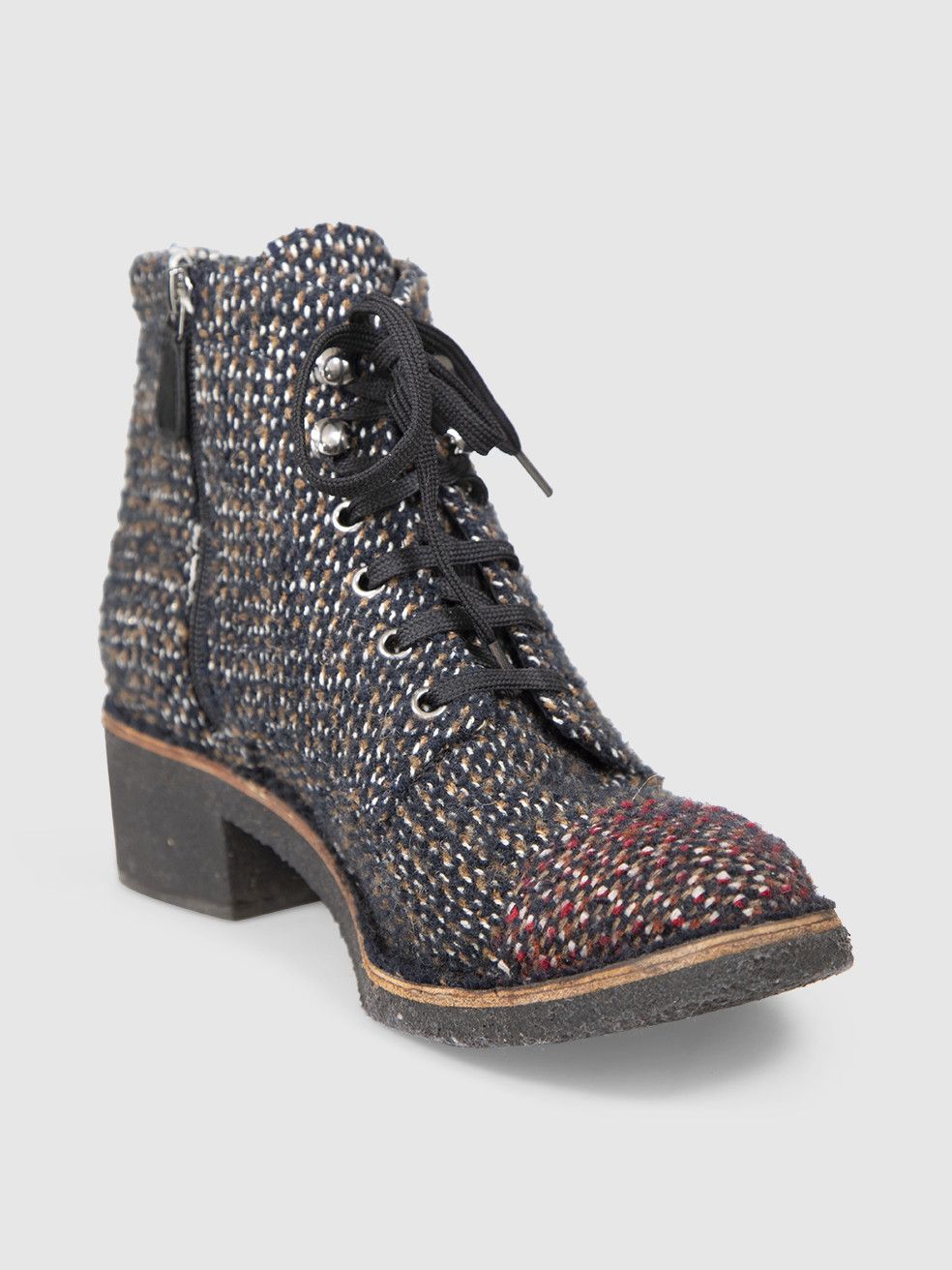 Chanel Tweed Cap Toe Ankle Boots Size US 11.5 / IT 41.5 - 1 Thumbnail