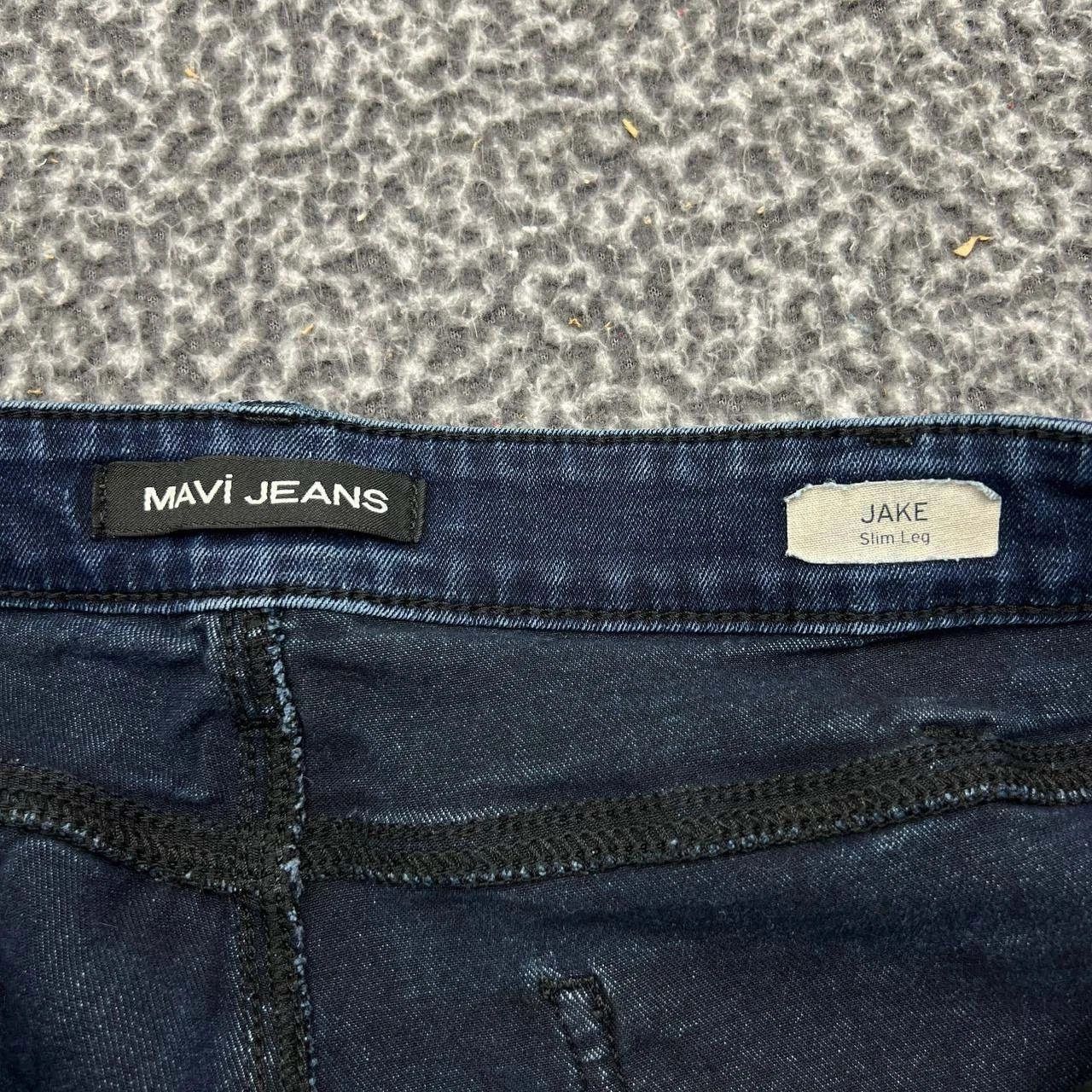 Mavi Mavi Jake Jeans Men 38x30 Blue Slim Leg Denim Pants Pocket Size US 38 / EU 54 - 7 Thumbnail