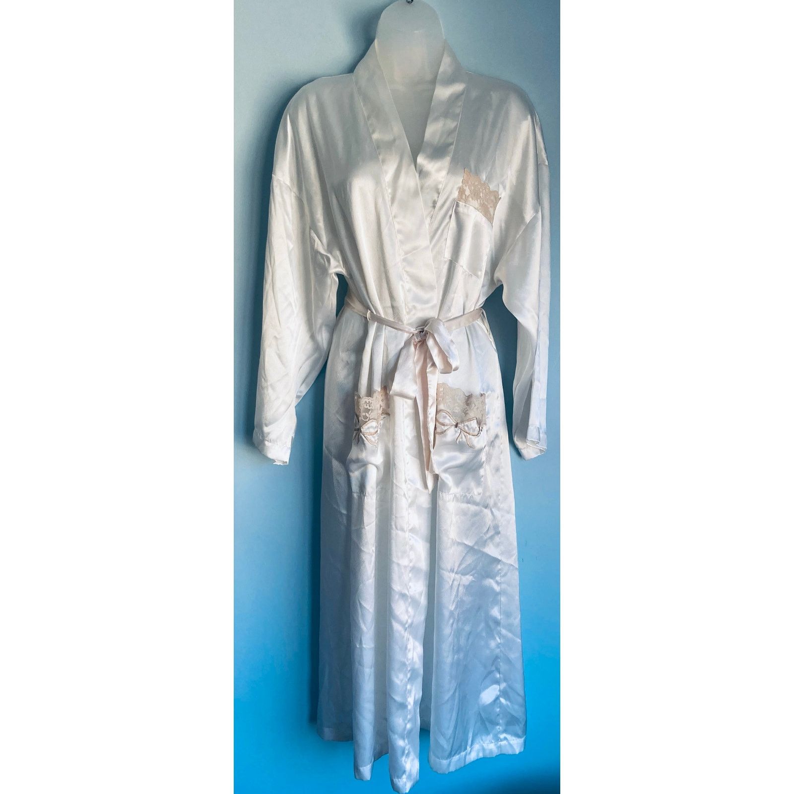 Victoria's Secret Vintage Gold Label Victoria's Secret Robe White Lace Small Size ONE SIZE - 1 Thumbnail