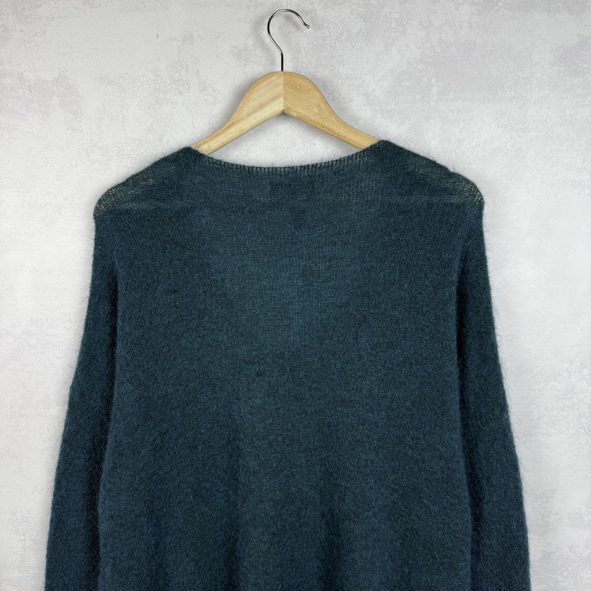Sarah Pacini Sarah Pacini V-Neck Mohair-Merino Wool Long Sweater Size OS Size ONE SIZE - 9 Thumbnail