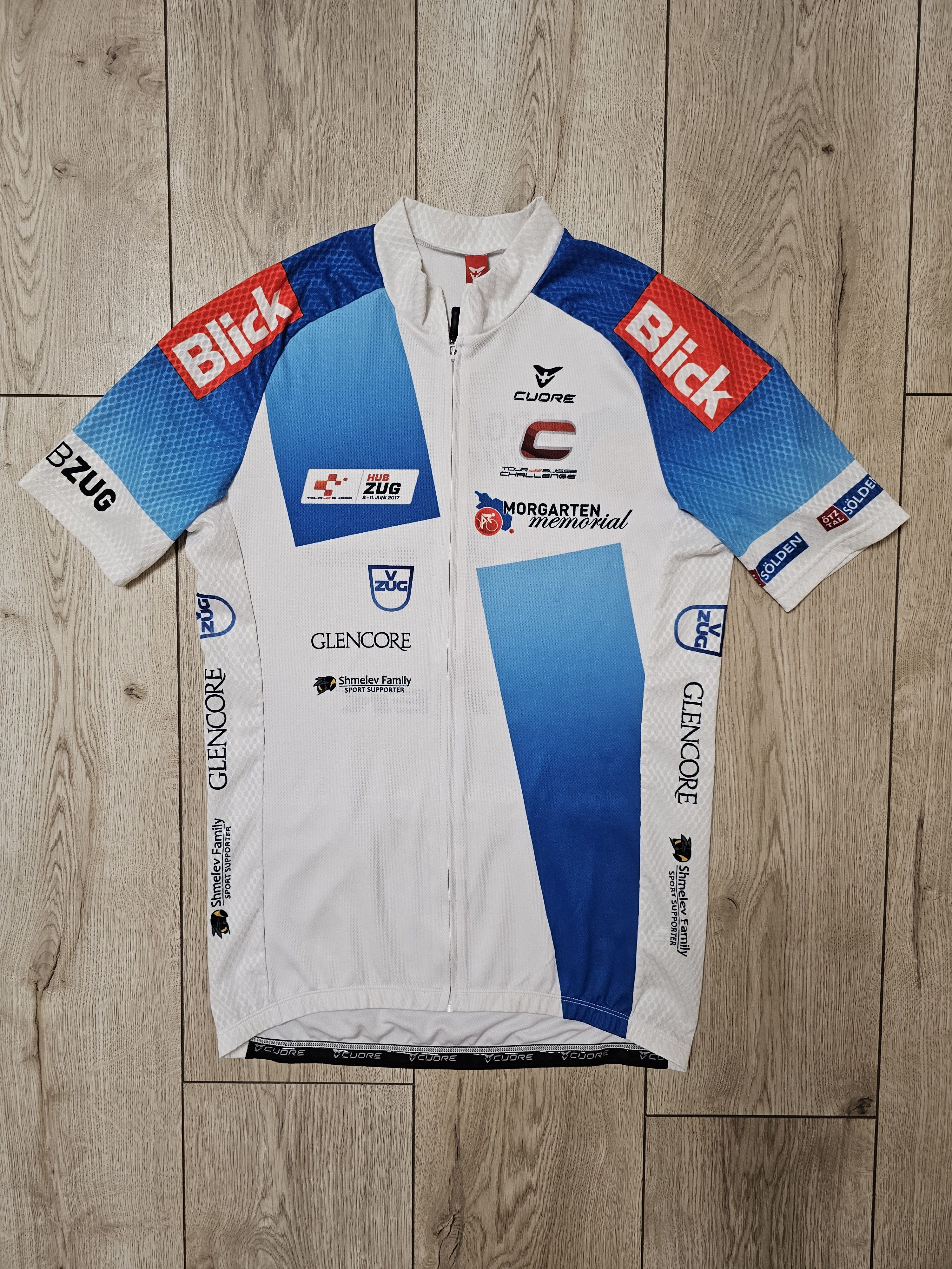 All Sport COURE CYCLING JERSEY VELO CYCLING TOUR DE SUISSE CHALLENGE Size US M / EU 48-50 / 2 - 1 Thumbnail