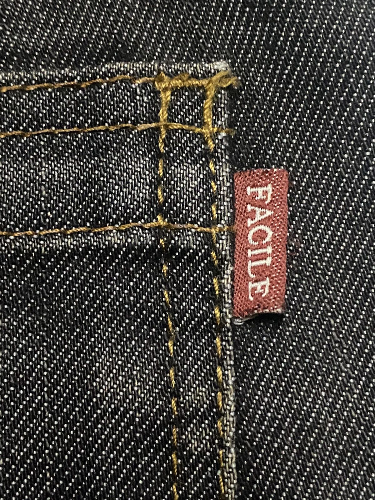 Japanese Brand Vintage Japanese Brand Facile Denim Loose Jeans Size US 30 / EU 46 - 11 Thumbnail