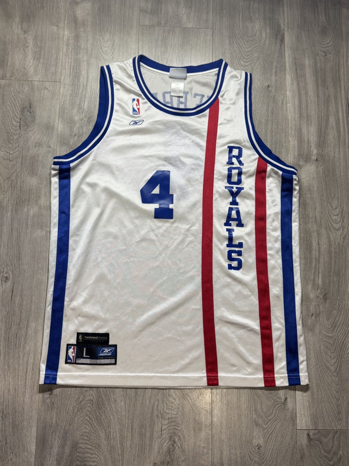 Reebok Chris Webber Sacramento Kings Men’s Large HWC Royals Jersey Size US L / EU 52-54 / 3 - 1 Thumbnail