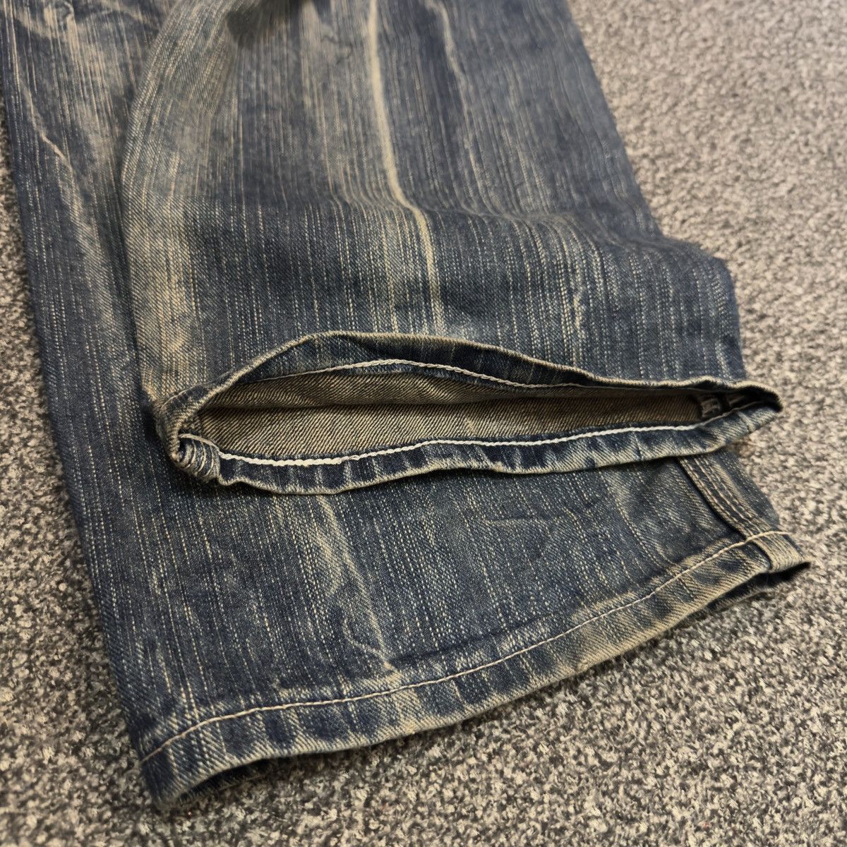 If Six Was Nine 🔥🇯🇵 Japanese 90s Edwin XV Rusty Clawmark Denim Size US 34 / EU 50 - 10 Thumbnail