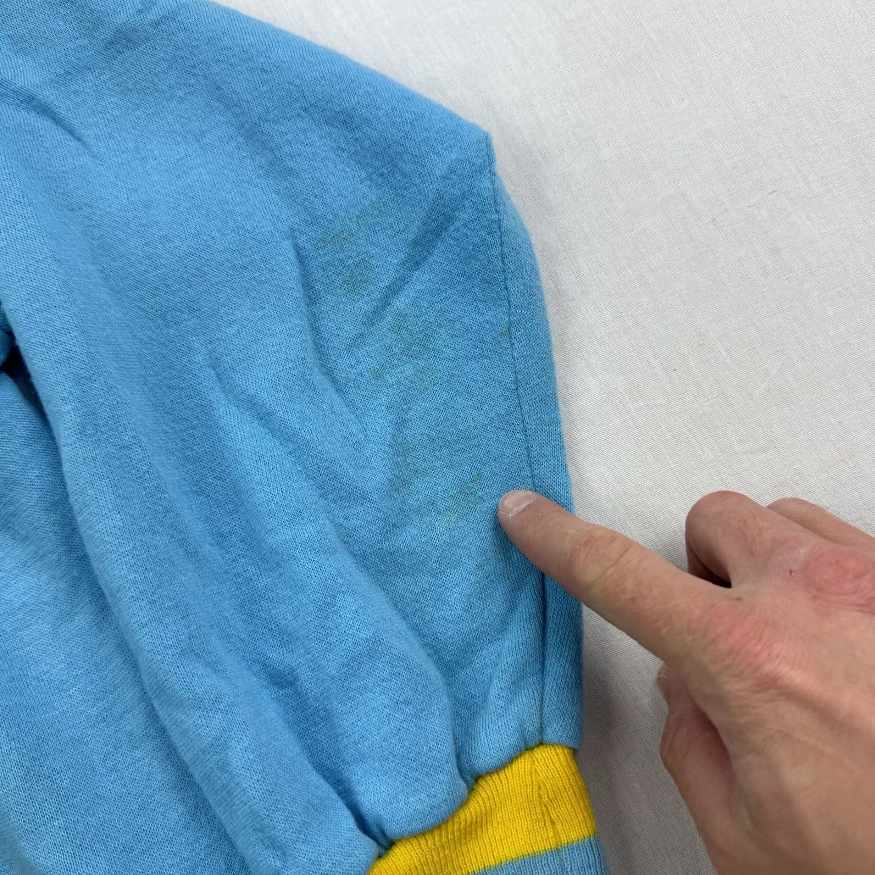 Vintage VINTAGE Hoodie Adult M Blue Yellow Talon Zipper Full Zip 70s True Vtg Mens Size US M / EU 48-50 / 2 - 4 Thumbnail