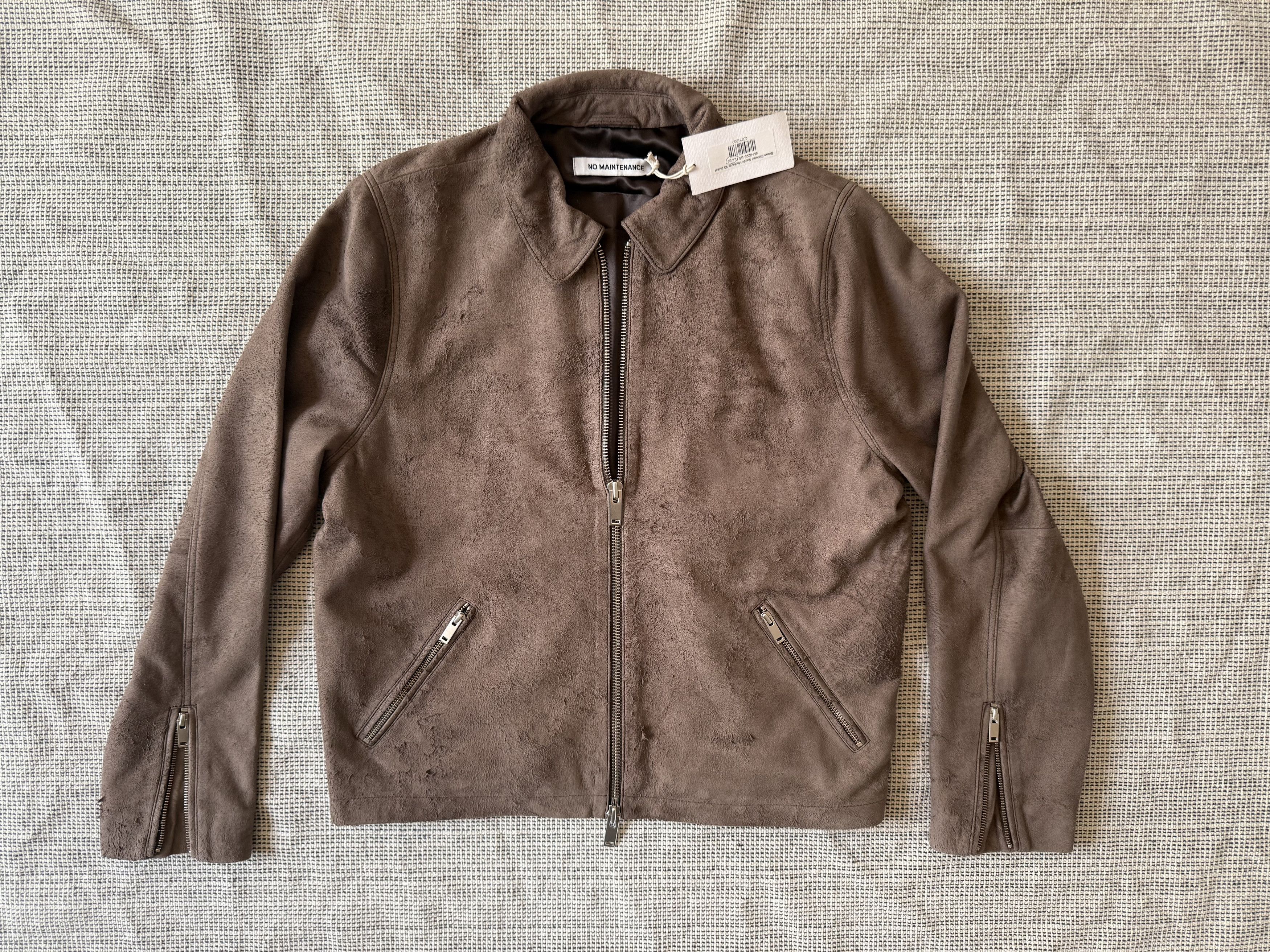 No Maintenance Nappa Calfskin Four-Zip Bomber Jacket | Grailed