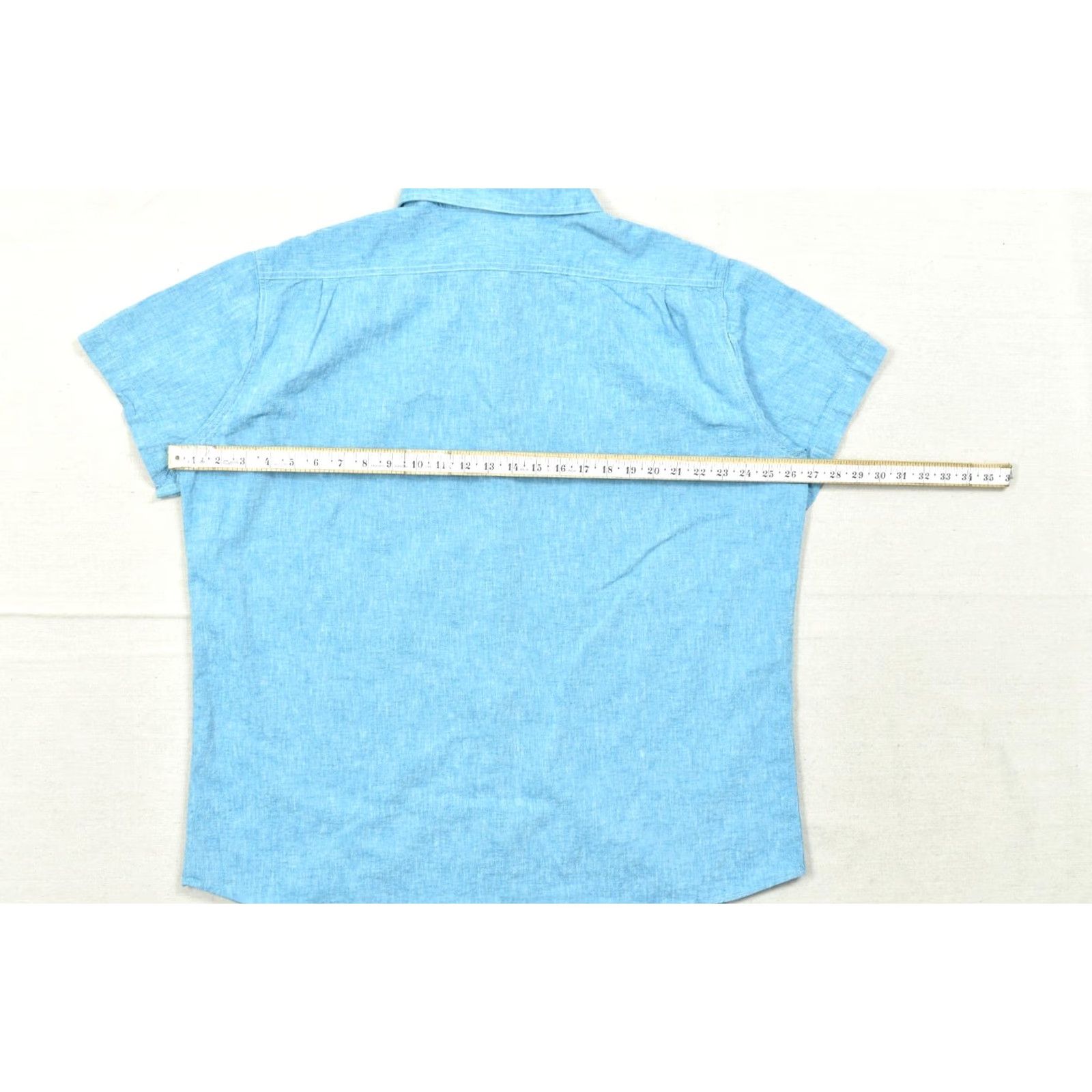 Cremieux Cremieux Slim Fit Shirt XXL Blue Cotton Linen Blend Short Sleeve Button-Down Casual Mens Regular Size 2XL Blue Size US XXL / EU 58 / 5 - 7 Thumbnail