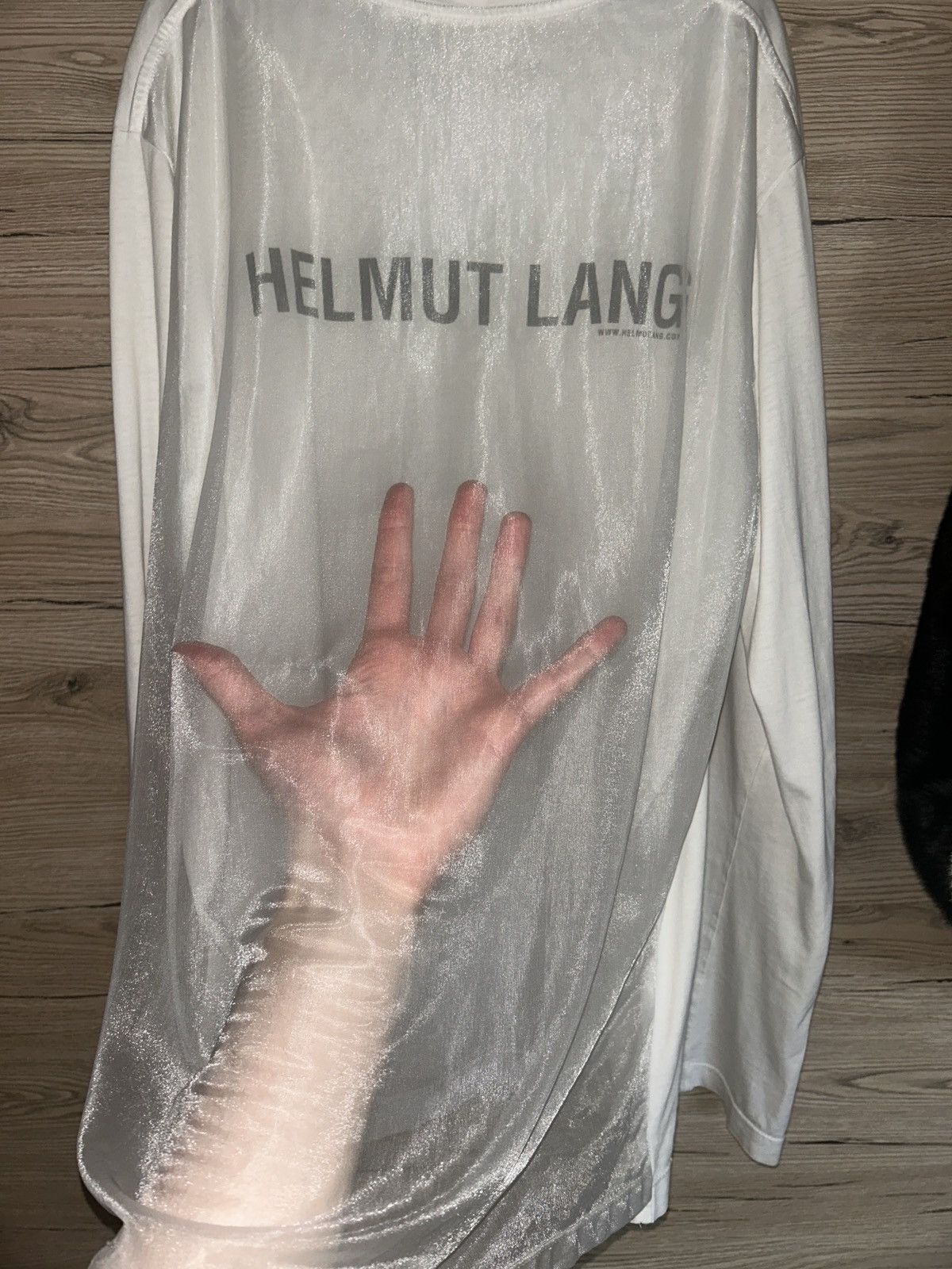 Helmut Lang Helmut lang mesh longsleeve Size US XL / EU 56 / 4 - 3 Thumbnail