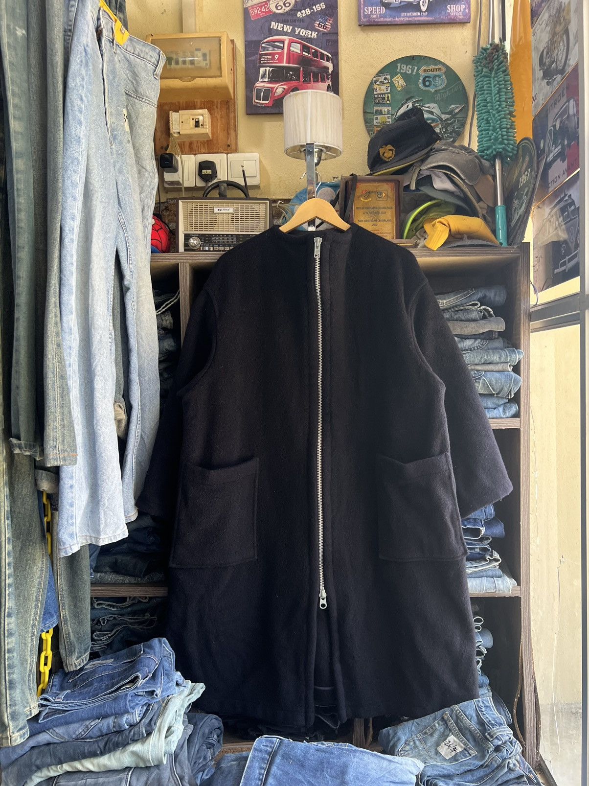 🔥Vintage Y’s Yohji Yamamoto Wool Long Zipper Jacket