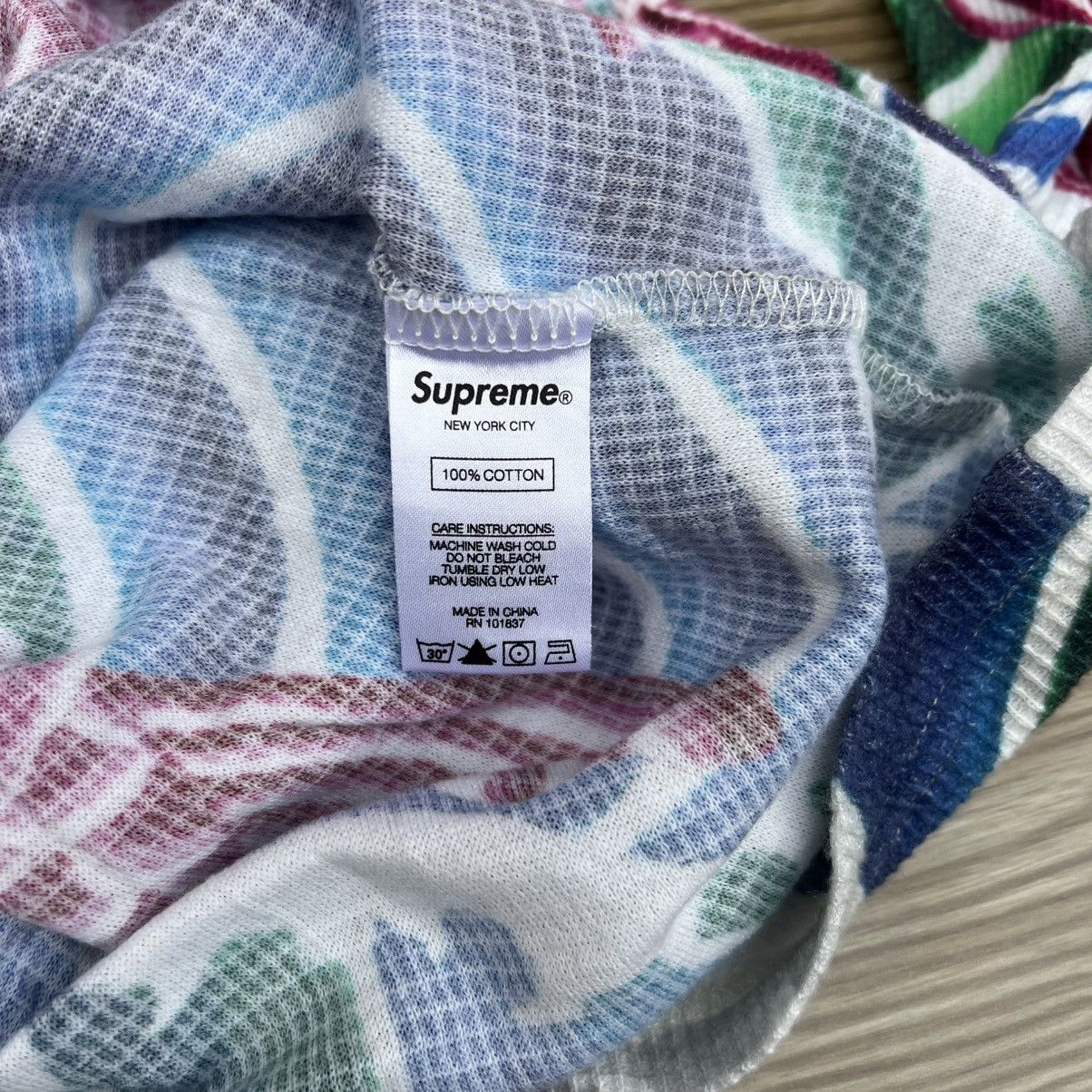 Supreme Supreme Waves Koi Fish L/S Thermal Tee Size US XL / EU 56 / 4 - 6 Thumbnail