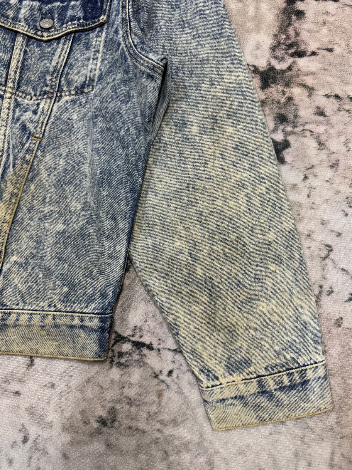 Japanese Brand Vintage 90s GL Heart Acid Wash Denim Jacket Size US M / EU 48-50 / 2 - 5 Thumbnail