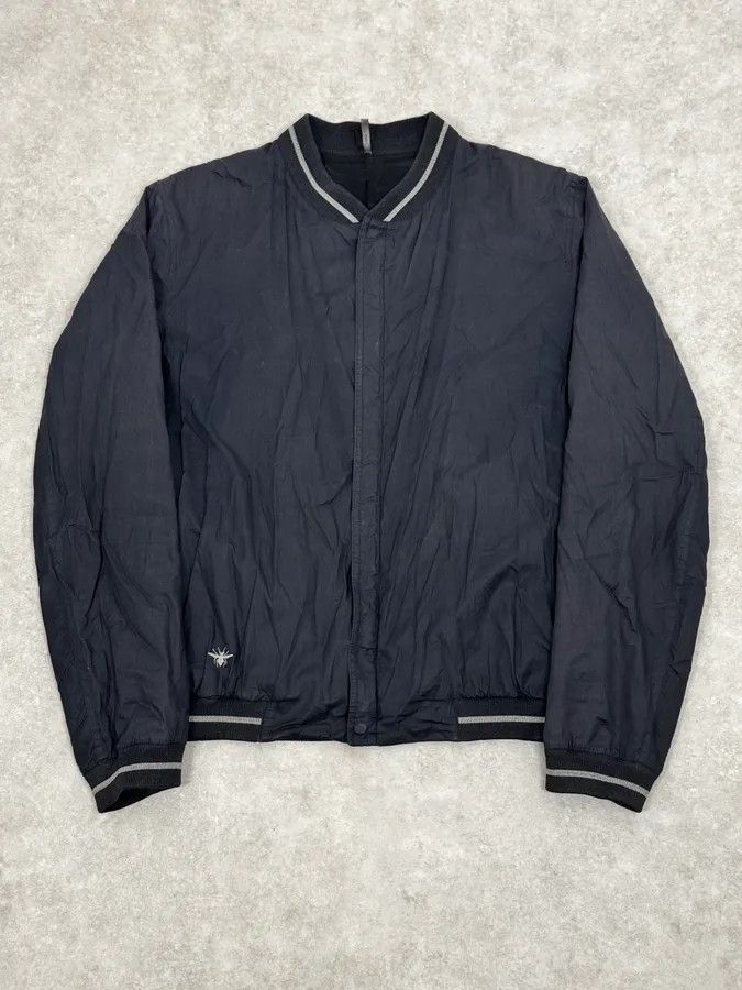 Dior AW2009 Dior Navy Bomber Jacket by Kris Van Assche Size US M / EU 48-50 / 2 - 1 Thumbnail