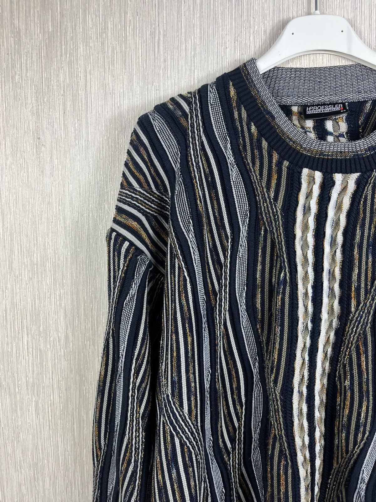 Coogi × Vintage Vintage HP Roessler coogi 3D boxy knit sweater knitted y2k Size US M / EU 48-50 / 2 - 5 Thumbnail