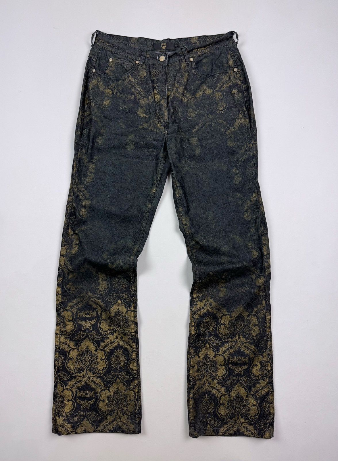 MCM Vintage Faded MCM Monogram Graphic Pants Size 31" - 1 Thumbnail