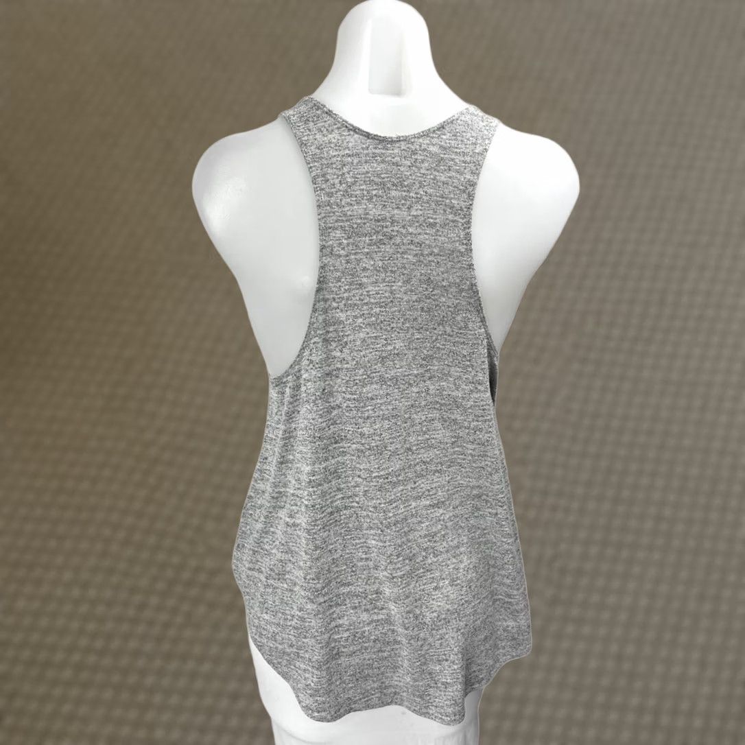 Aritzia Wilfred Free Tank Top Womens L Gray Racerback Athletic Workout Sleeveless, Women's