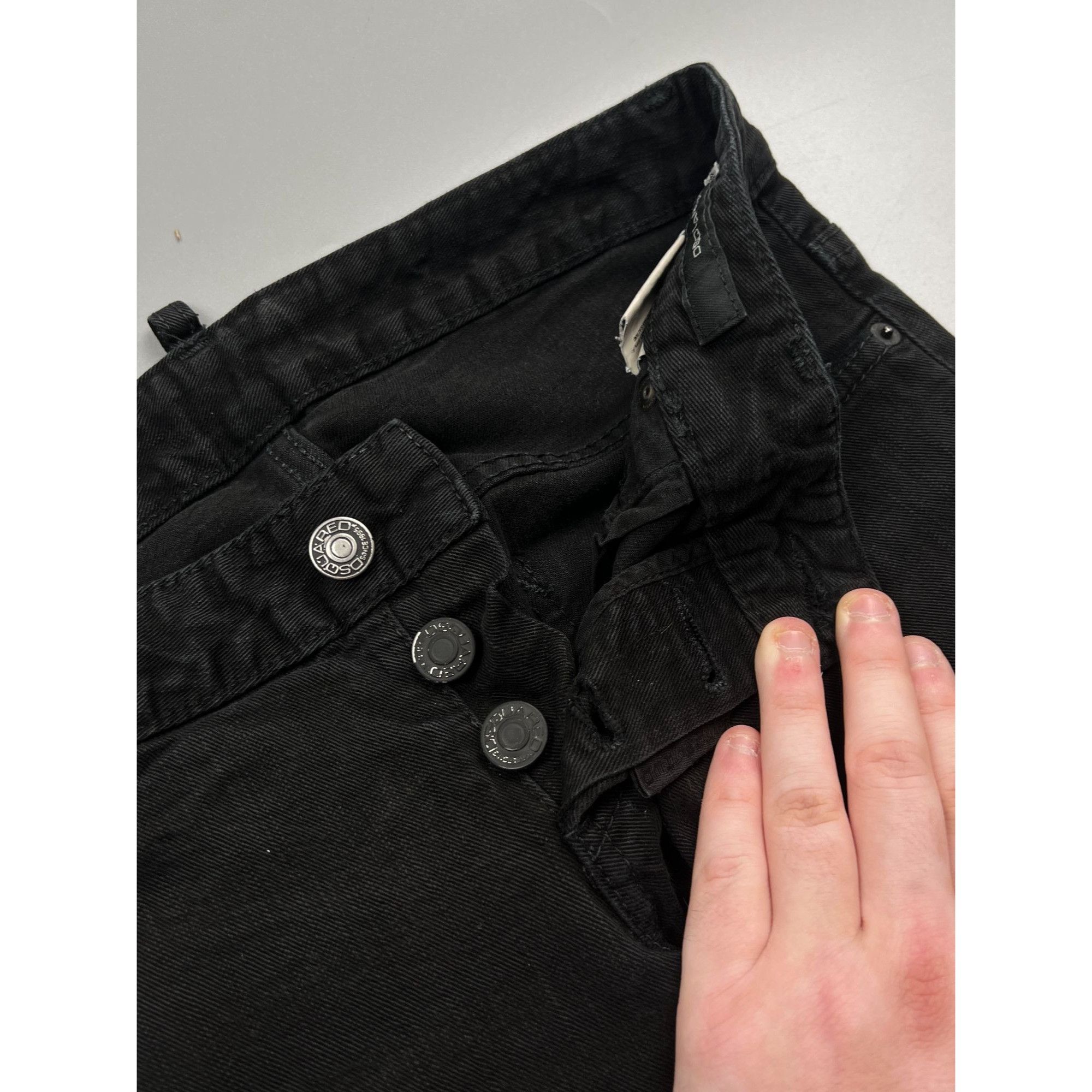 Dsquared2 Dsquared2 Charcoal Black Denim Jeans Pants (Y0835) Size 27" / US 4 / IT 40 - 7 Thumbnail