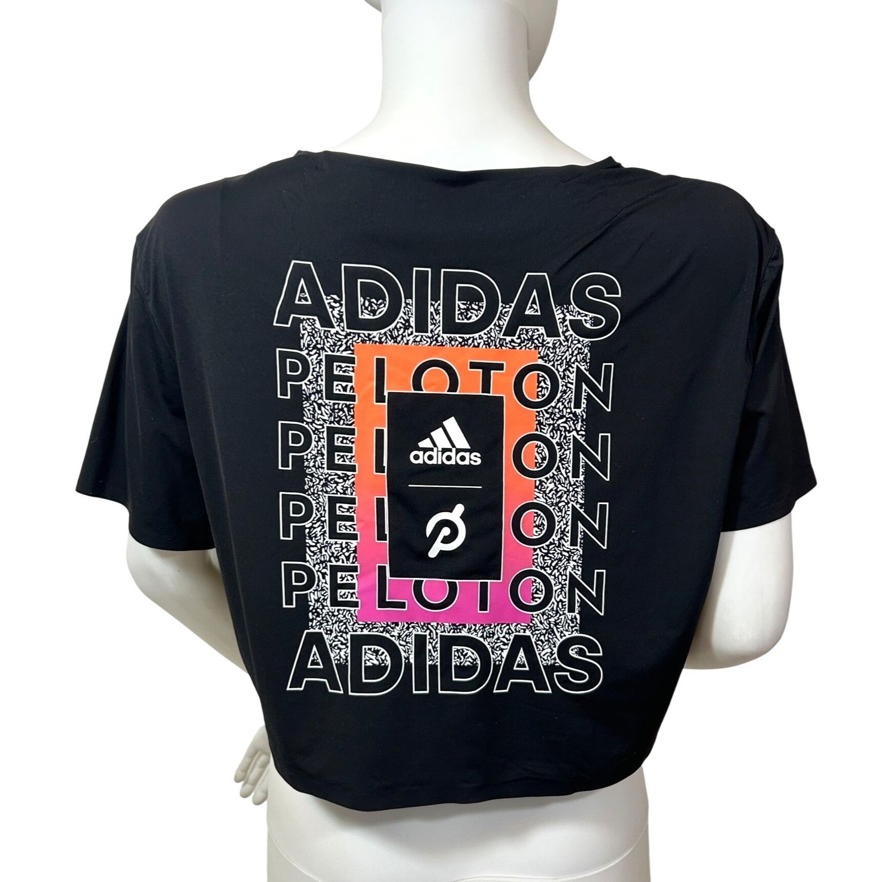 Adidas Adidas Peloton Collaboration Cropped Performance Tee Women’s Size M / US 6-8 / IT 42-44 - 2 Thumbnail