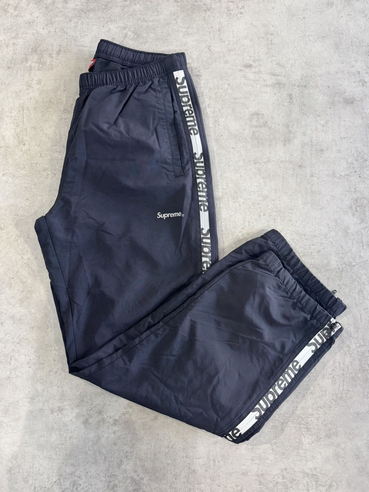 Supreme Reflective Zip Track Pant supreme reflective zip