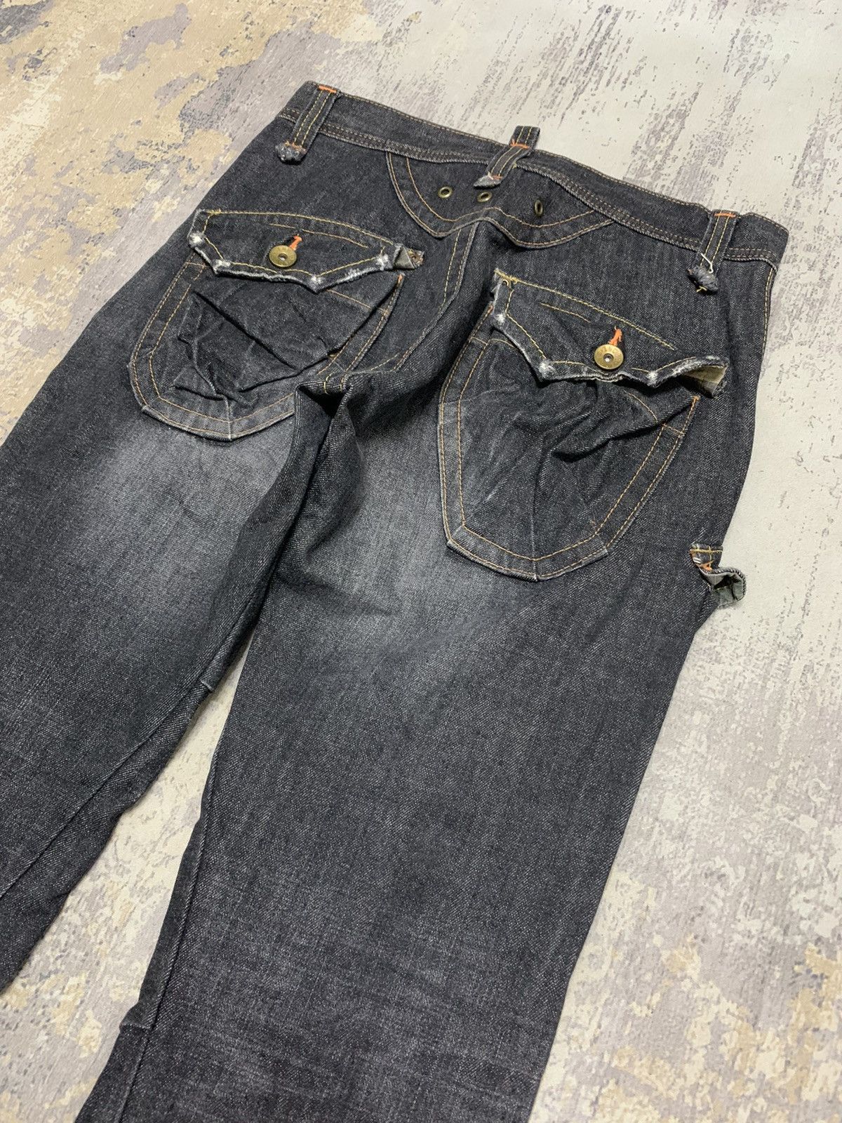 Edwin Edwin 505 ifsixwasnine Style Cargo Flared Jeans W31x30 Size US 31 - 11 Thumbnail
