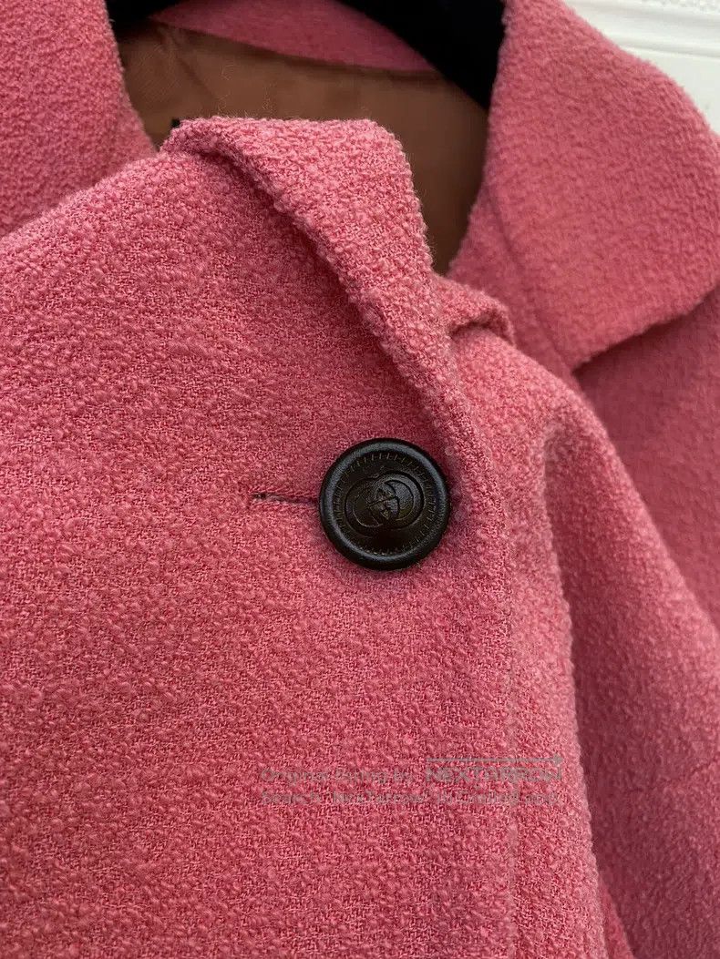 Gucci Gucci Pink woollen coat Size XS / US 0-2 / IT 36-38 - 2 Thumbnail